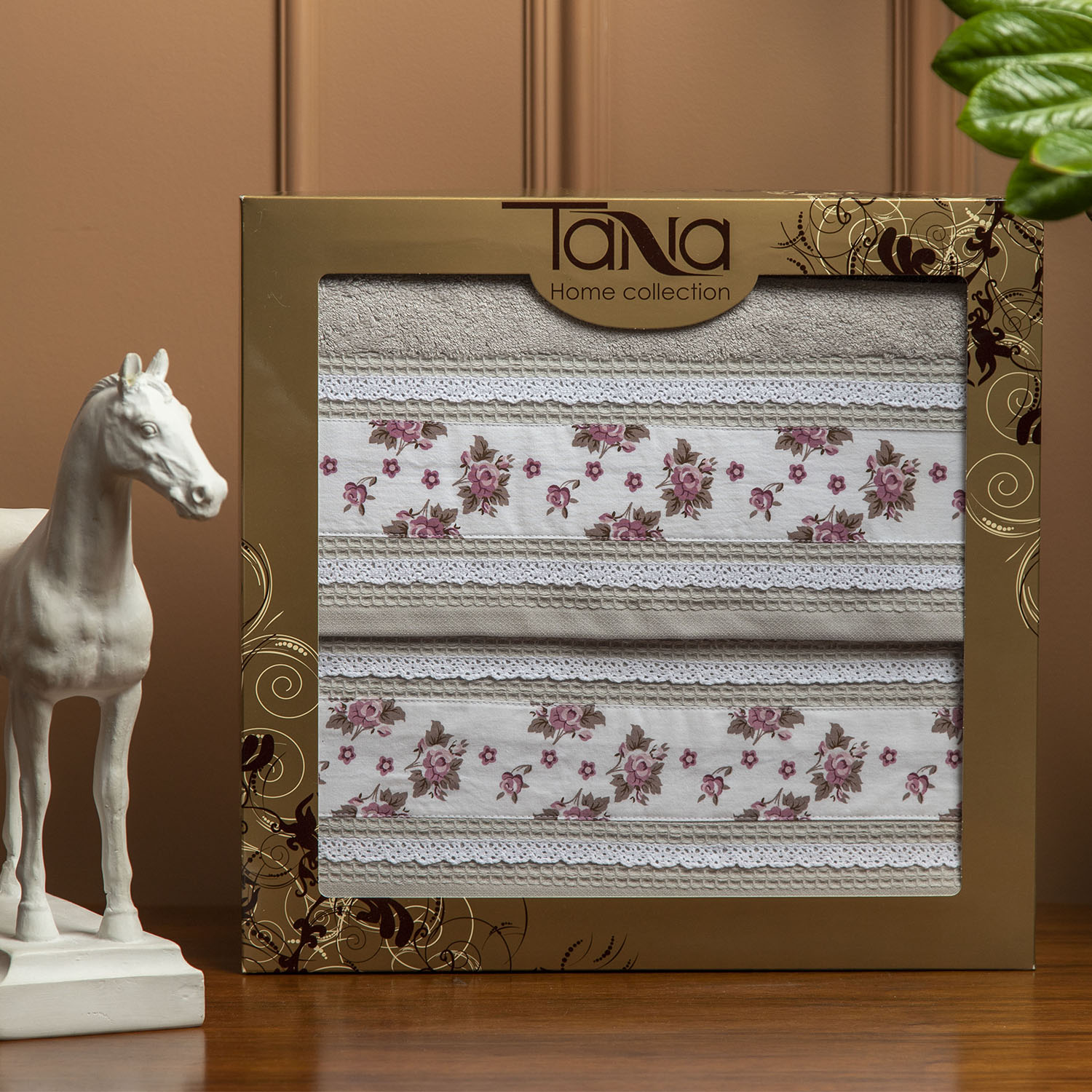 Набор полотенец РОЗАЛИЯ серый