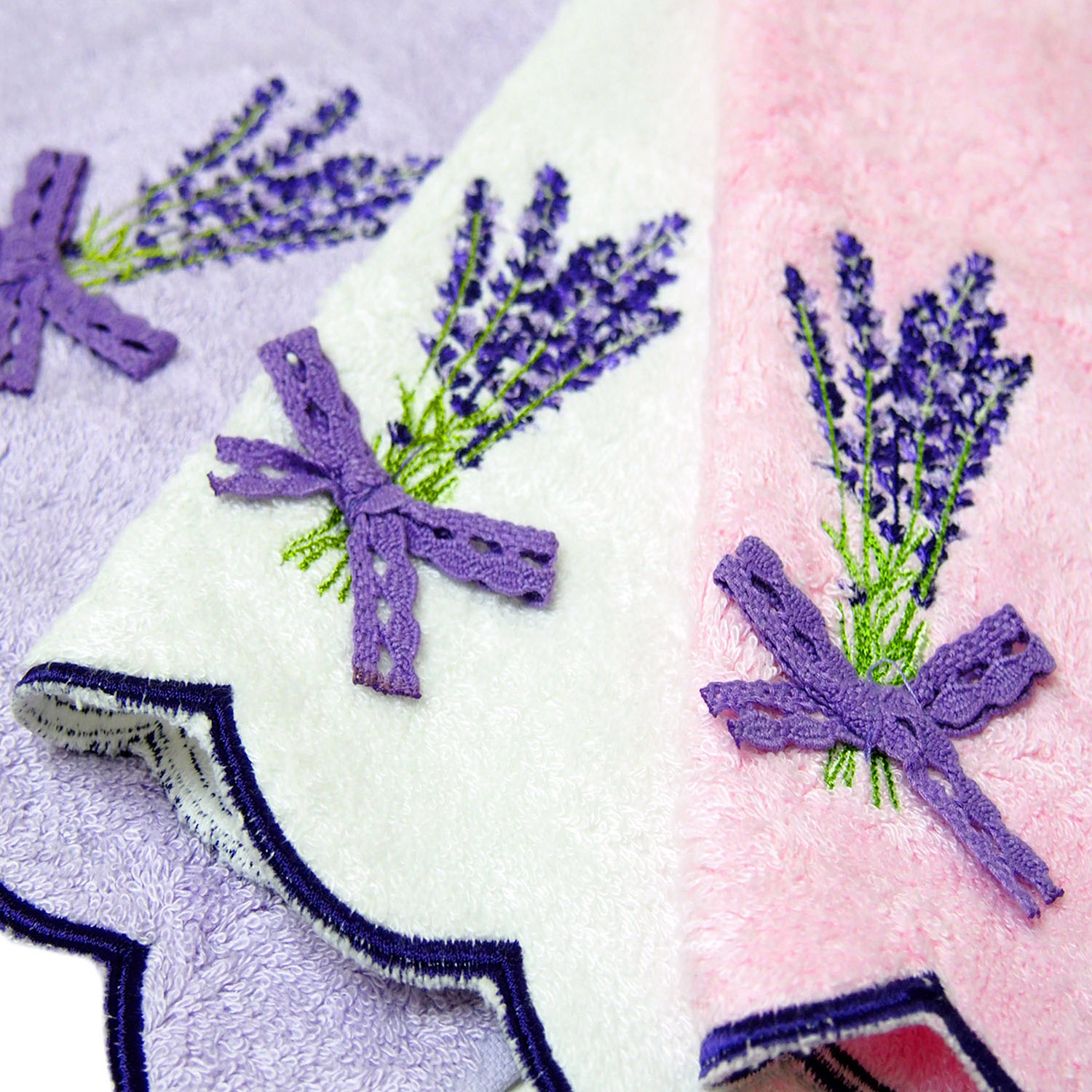 Салфетка махровая ЛАВАНДА 30х30 розовая