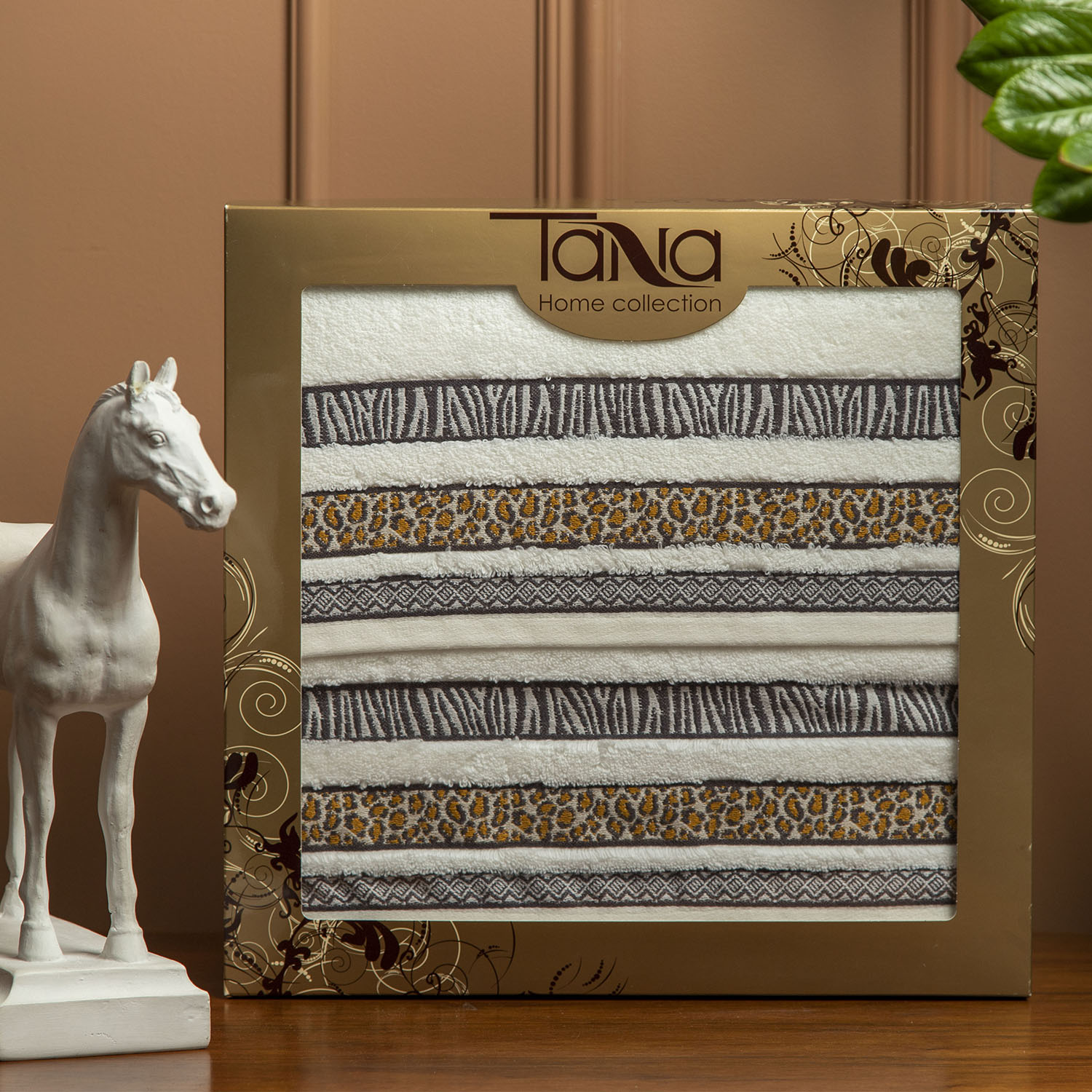 Набор полотенец НАОМИ молочный