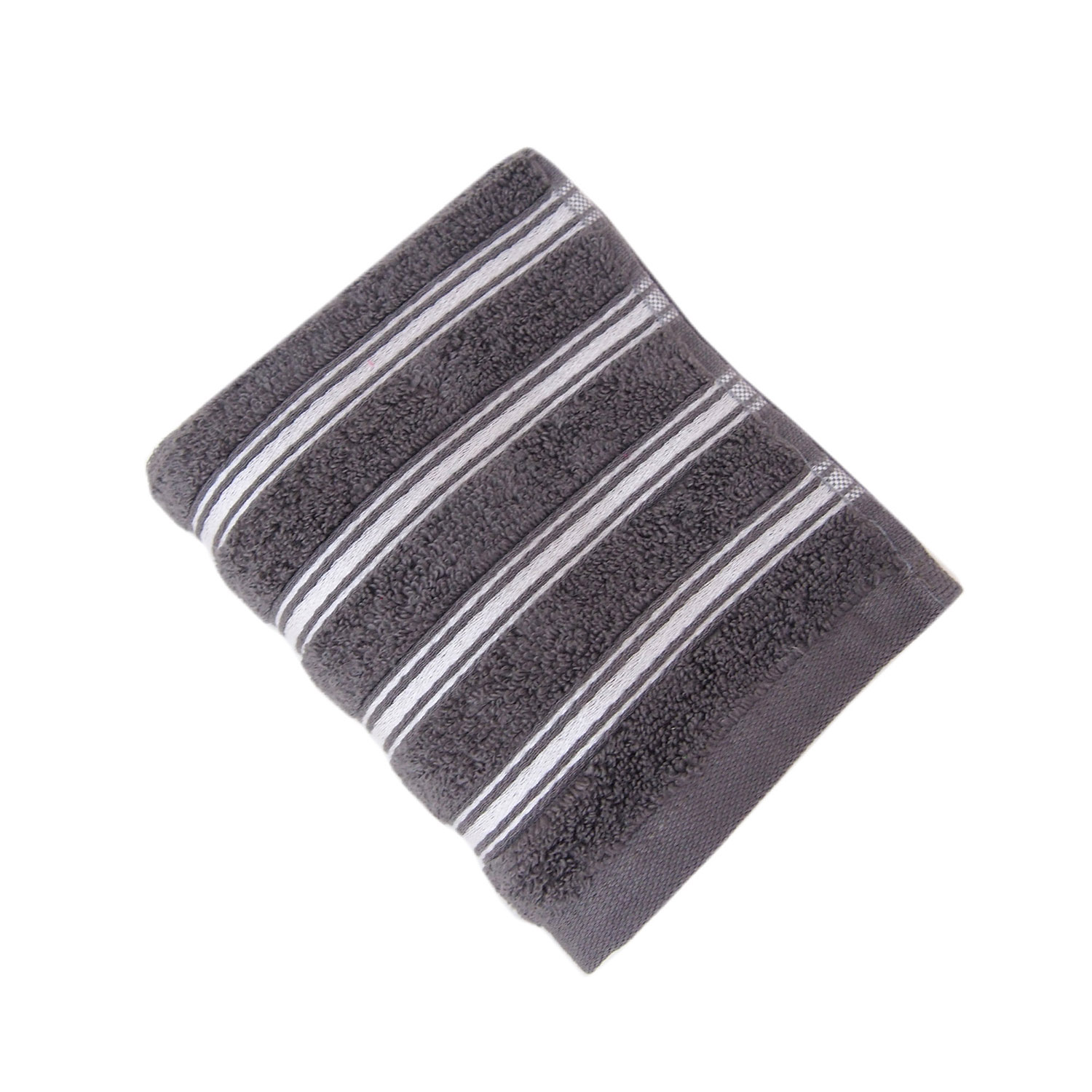 Салфетка махровая ЭДЕМ 30х30 темно-серая