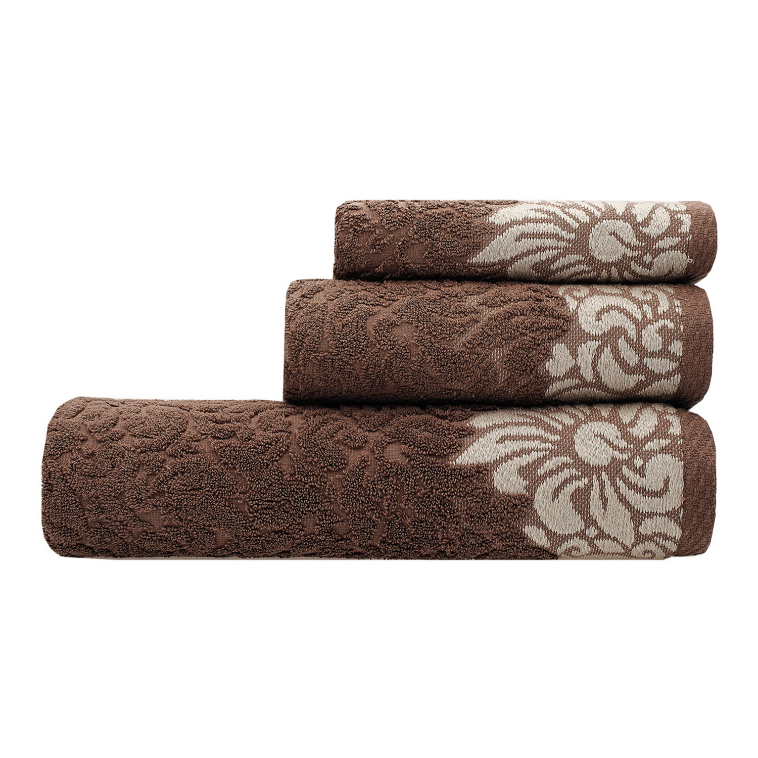 Полотенце САНДРА темно-коричневое