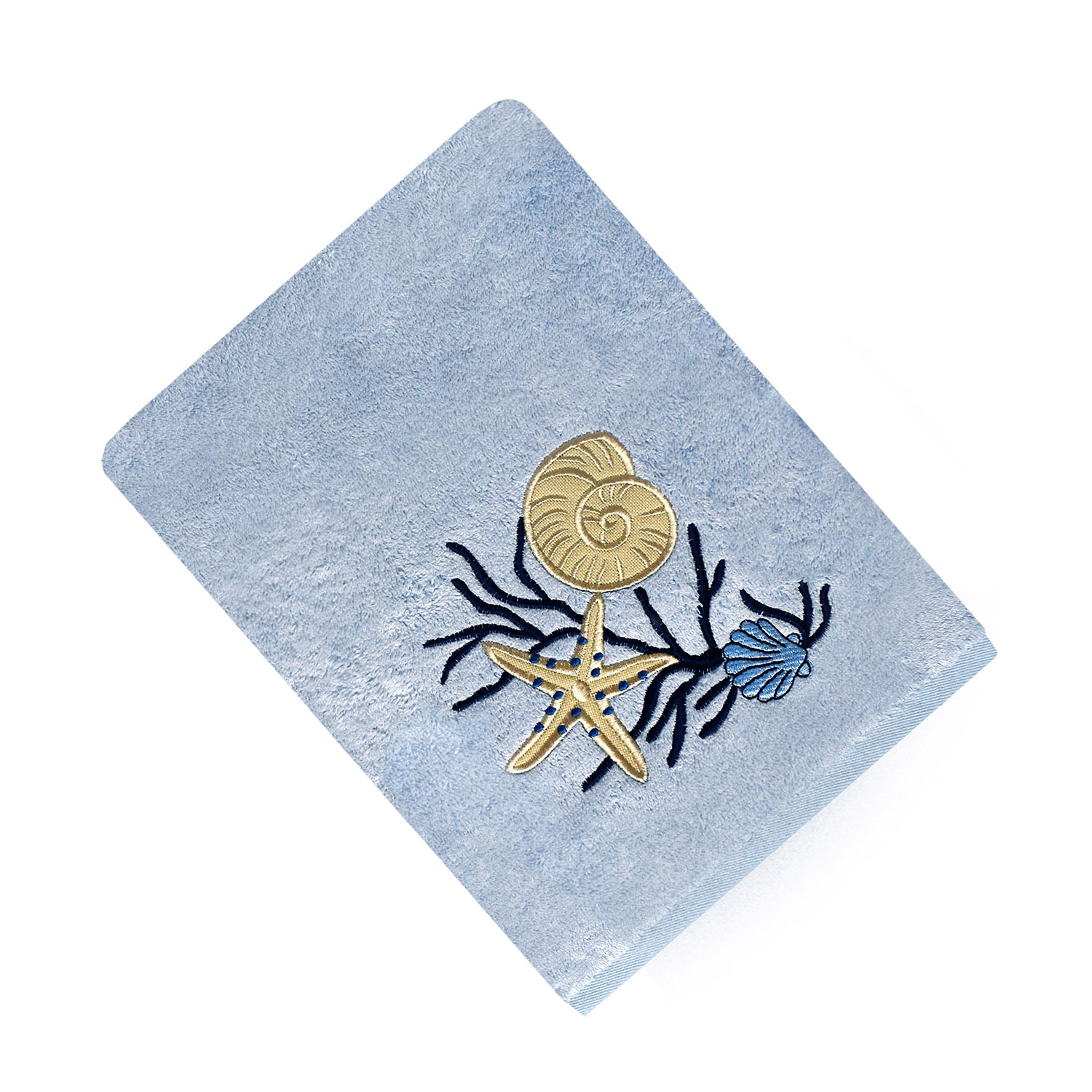 Полотенце ТАИТИ голубое