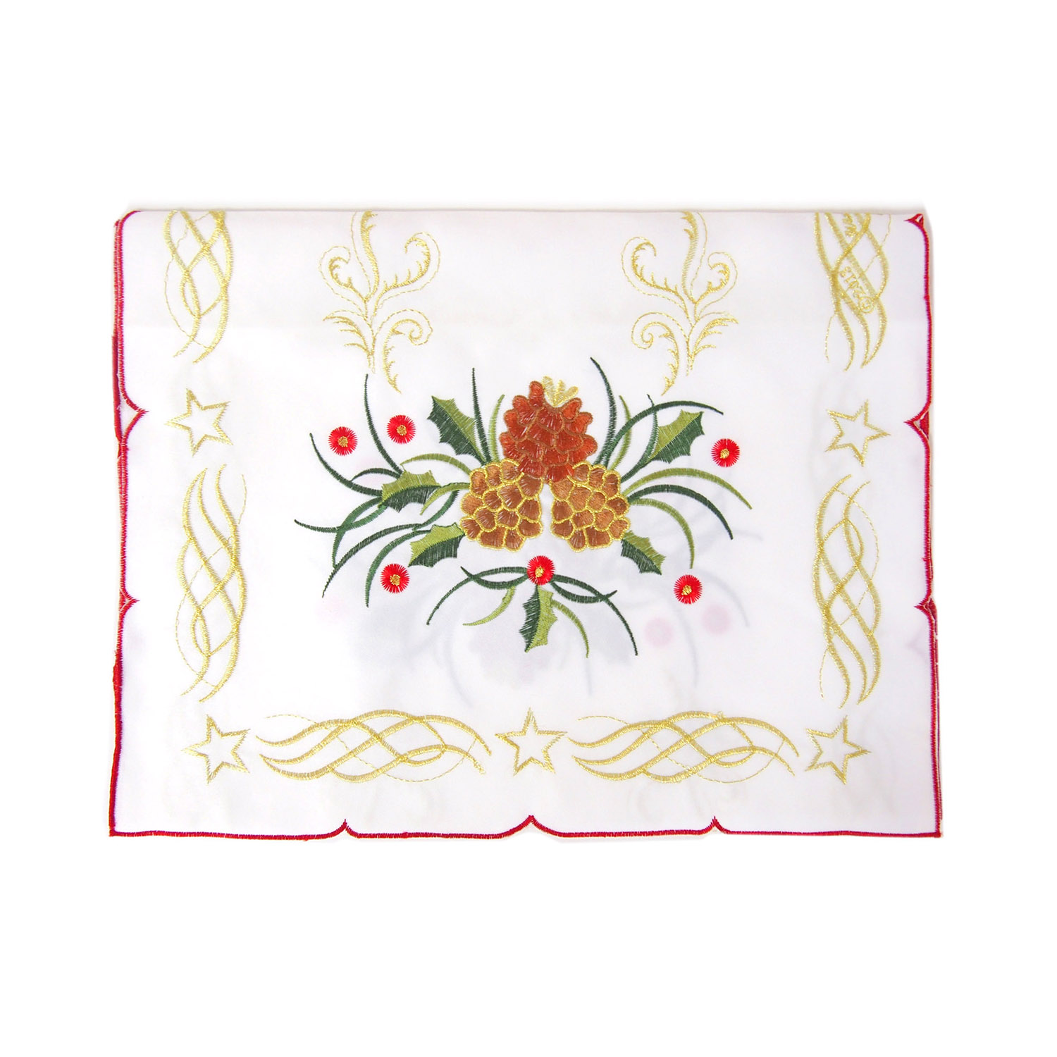 Дорожка 710 НОВЫЙ ГОД 40х85см белая