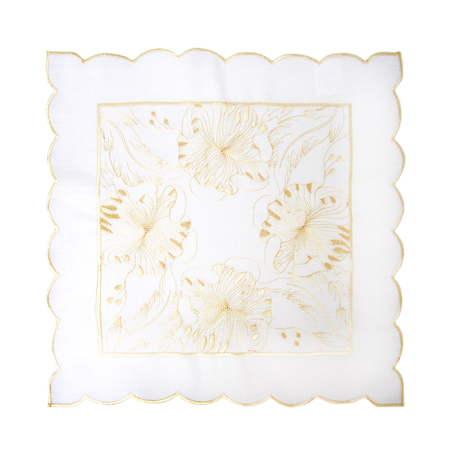 Салфетка 1802 40х40см белая