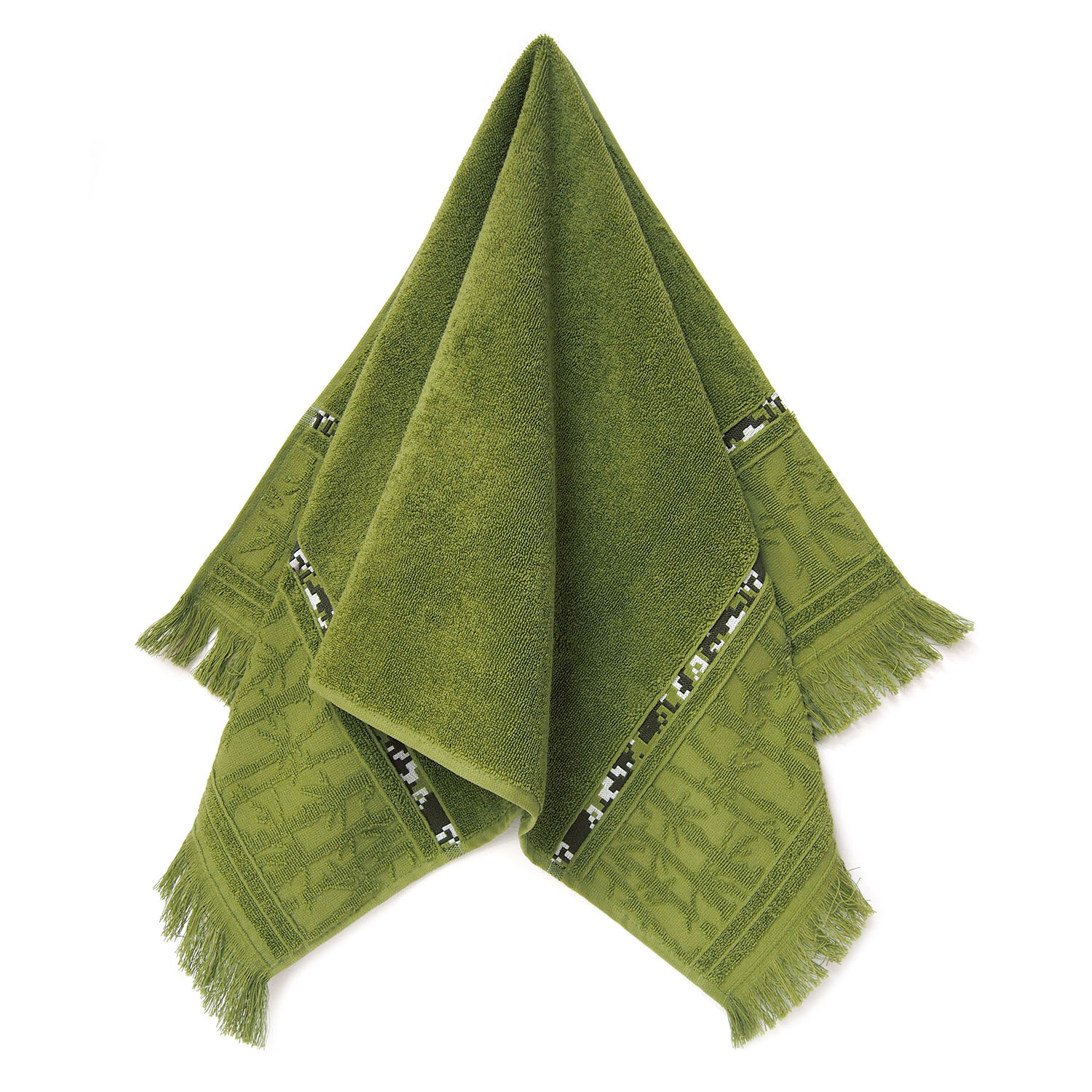 Набор полотенец НАТУРЭЛЬ зеленый