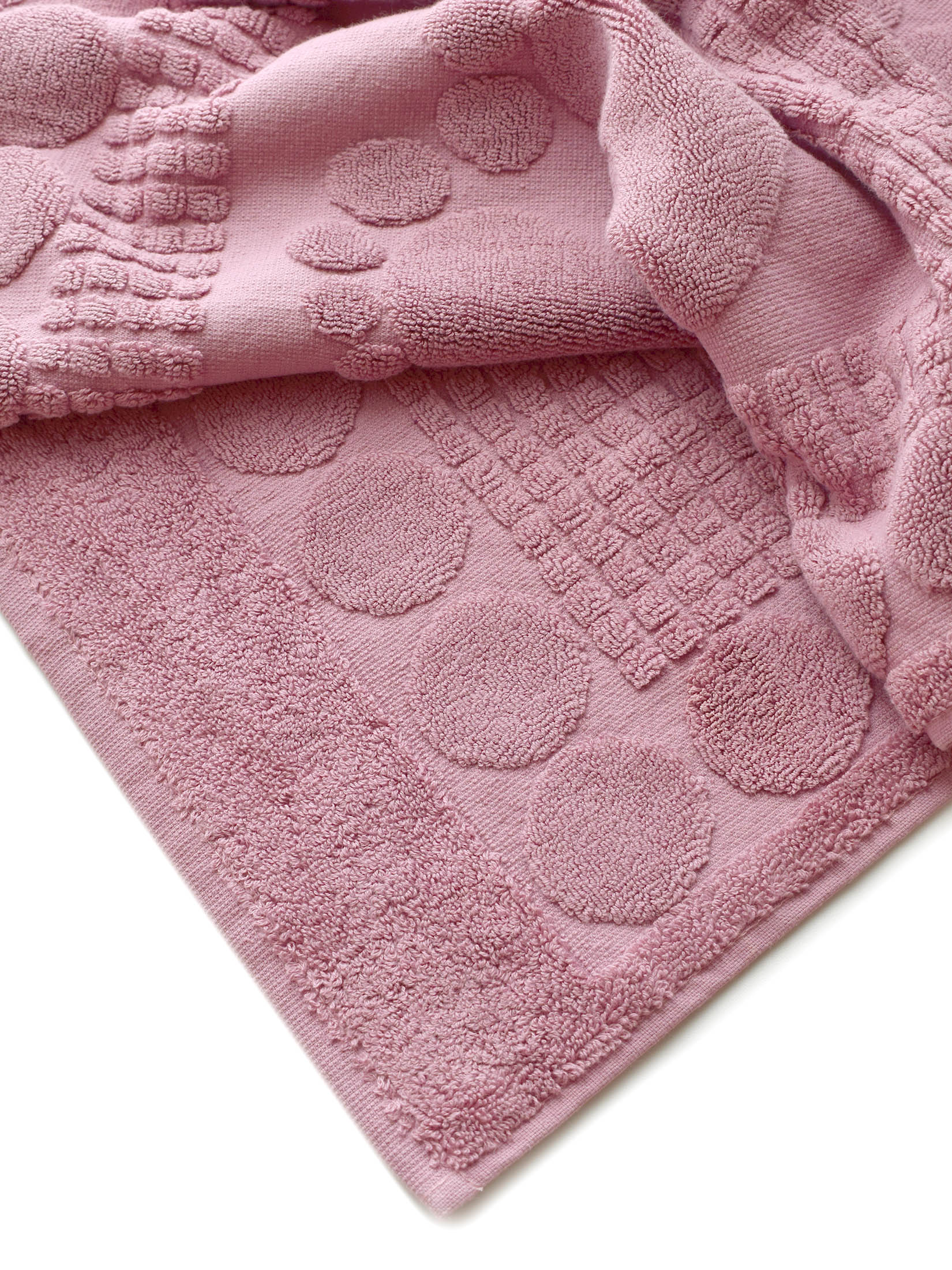 Полотенце НОЖКИ-1 для ног розовое