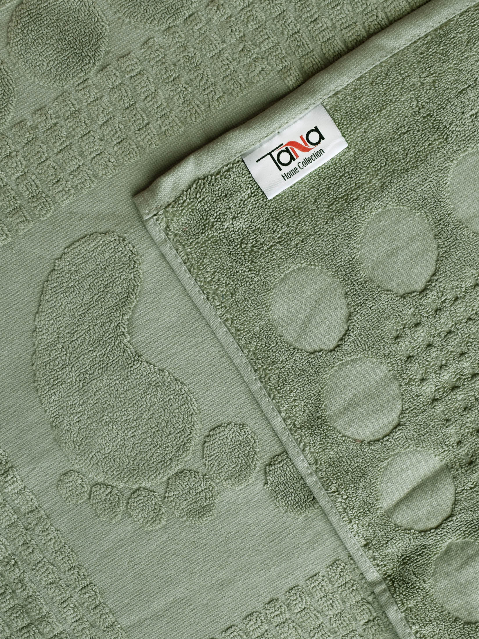 Полотенце НОЖКИ-1 для ног олива