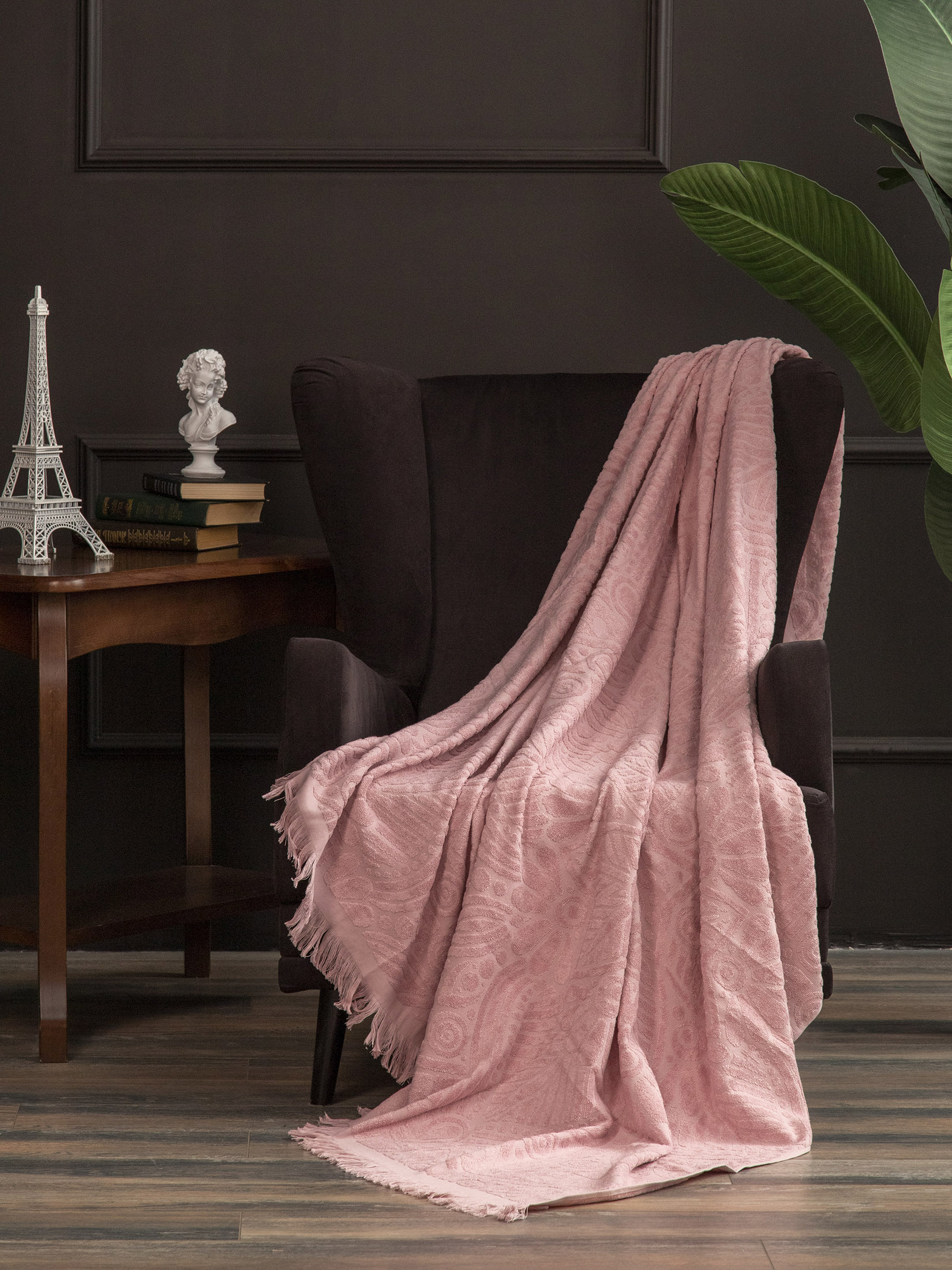 Простыня махровая МЕЛИССА розовая