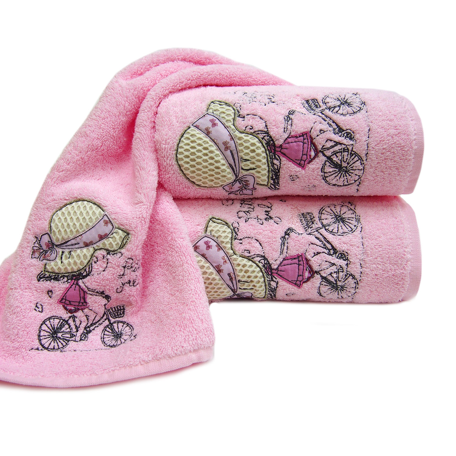 Полотенце ЭДИТА розовое