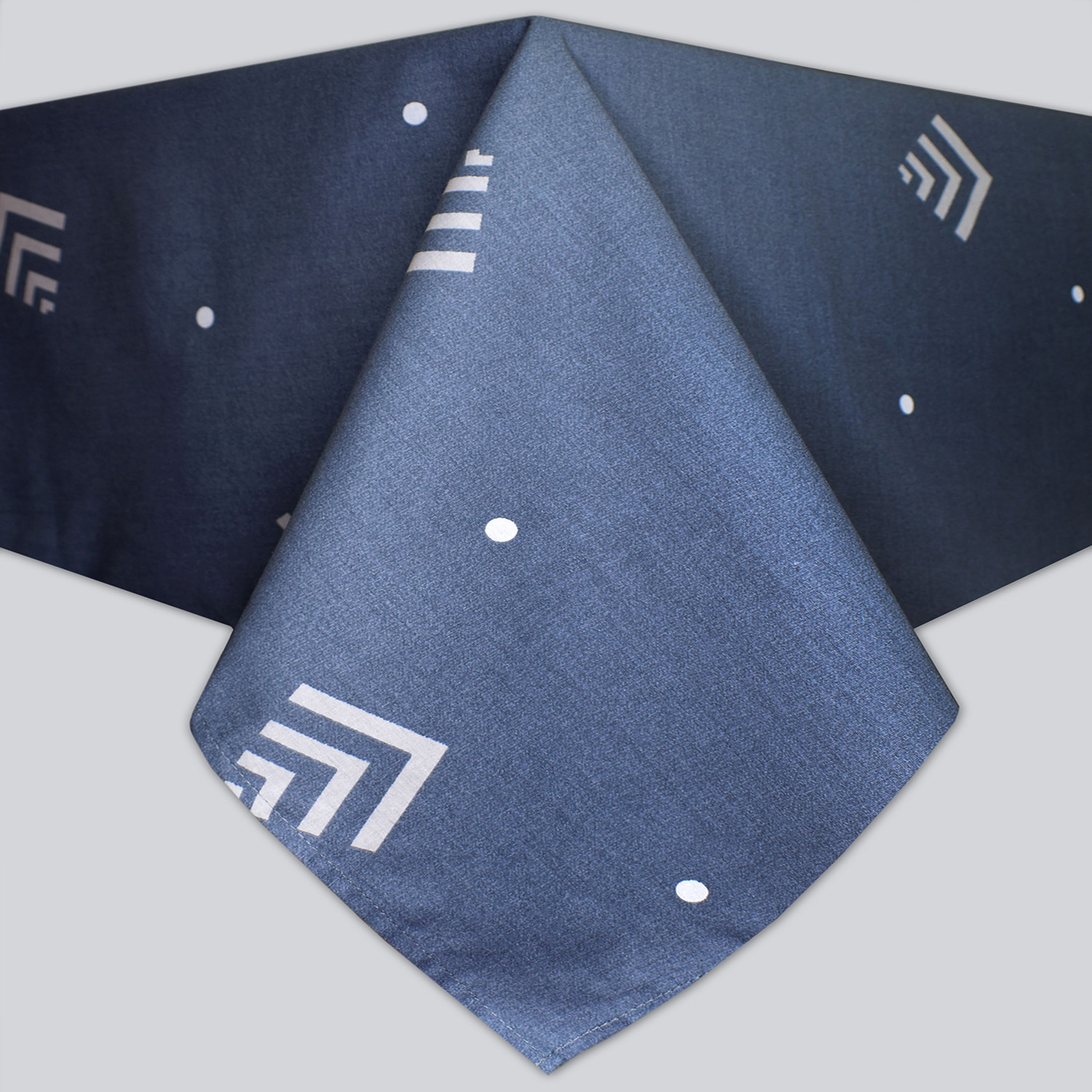 Простыня Сатин-Комфорт синяя 16-29 А