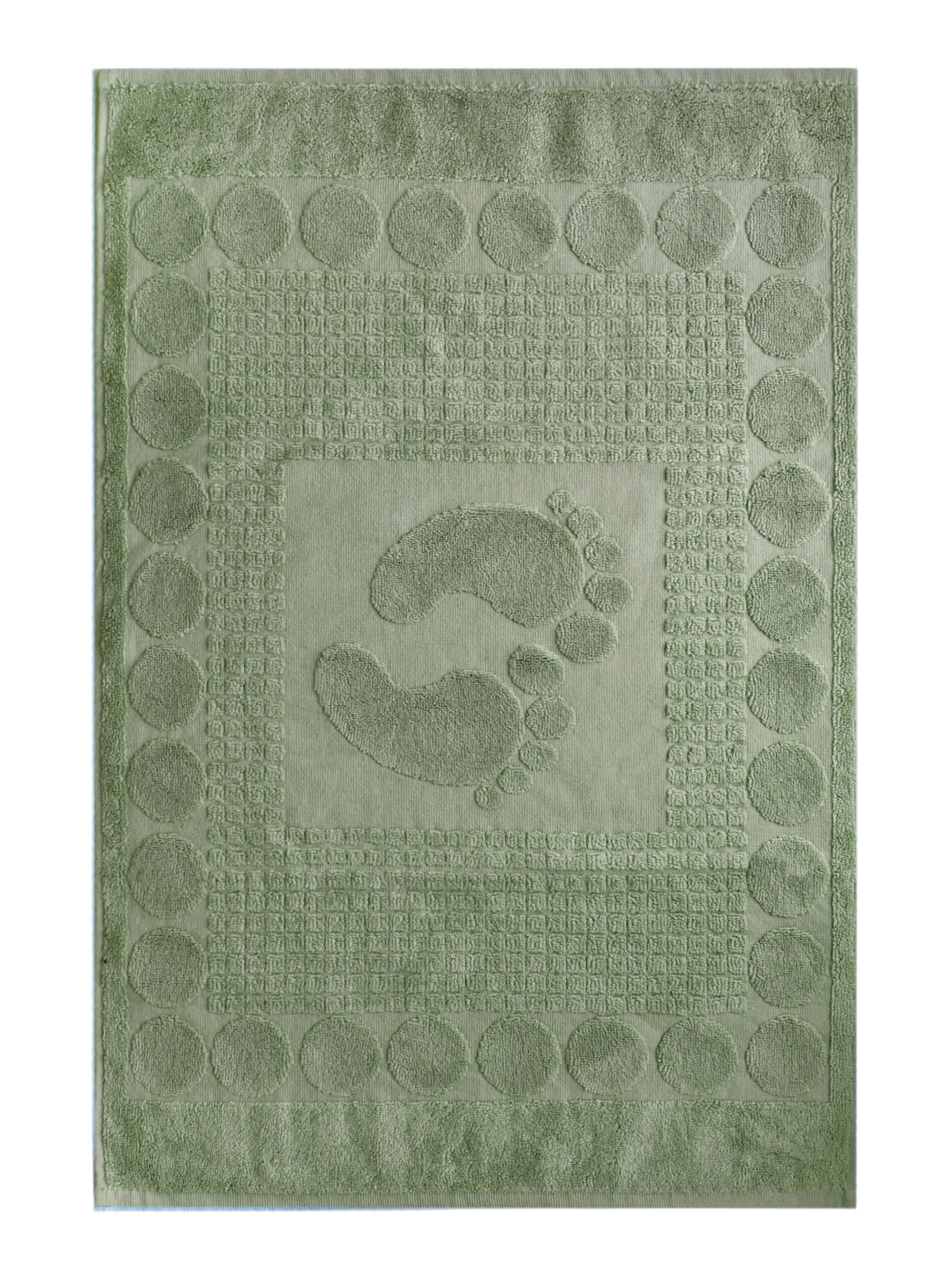 Полотенце НОЖКИ-1 для ног олива