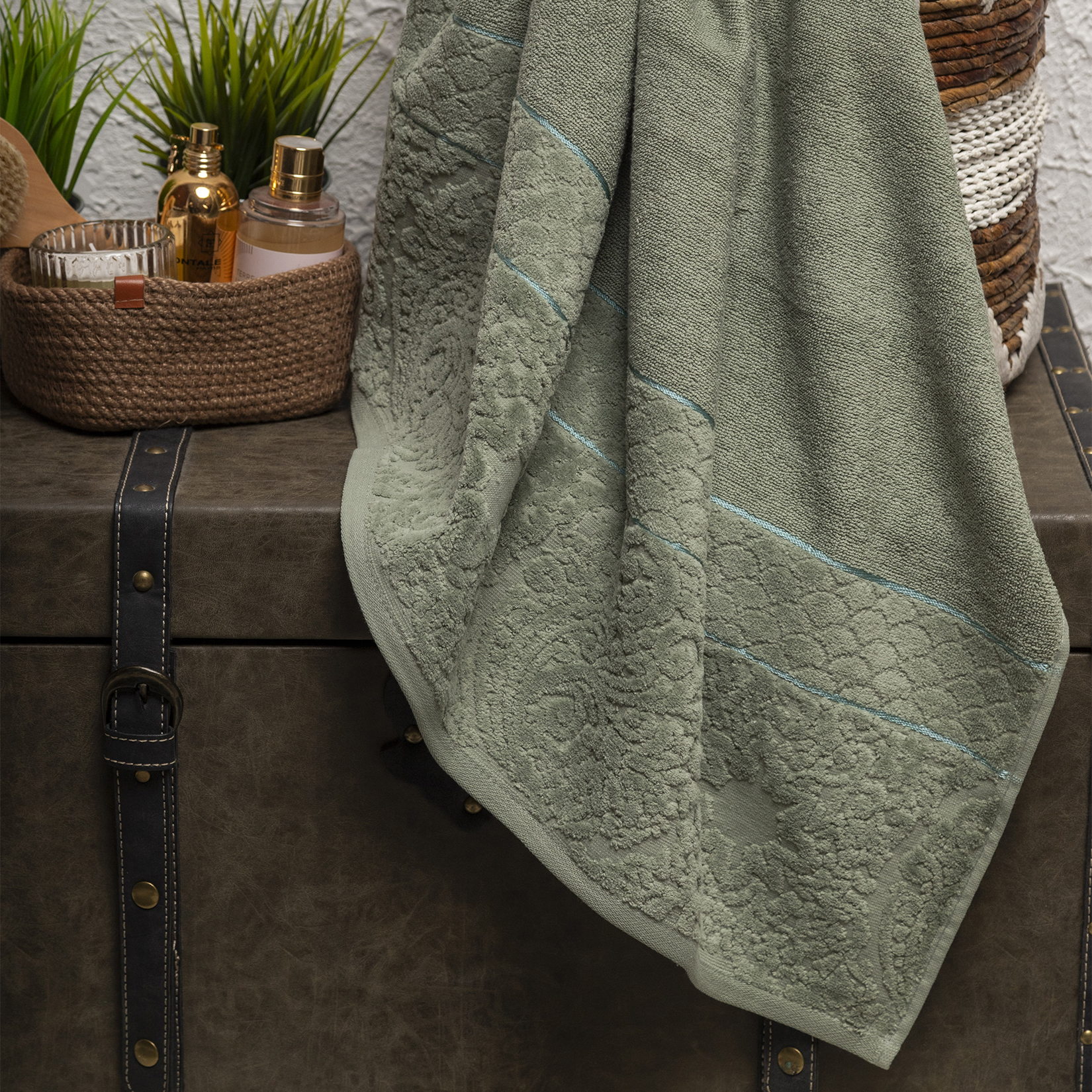 Полотенце НОВА зеленое