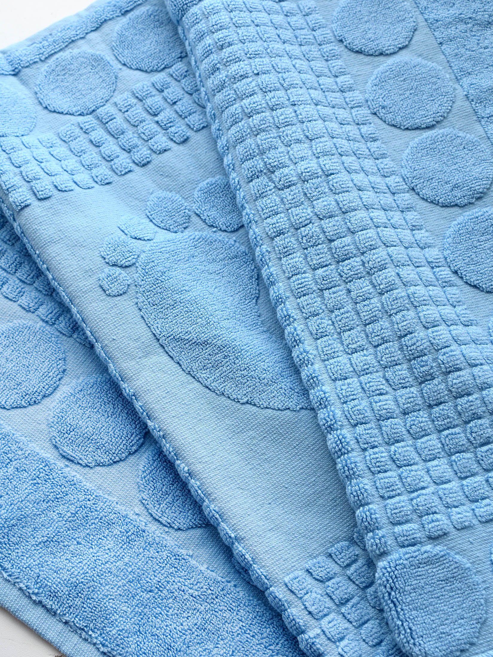 Полотенце НОЖКИ-1 для ног голубое