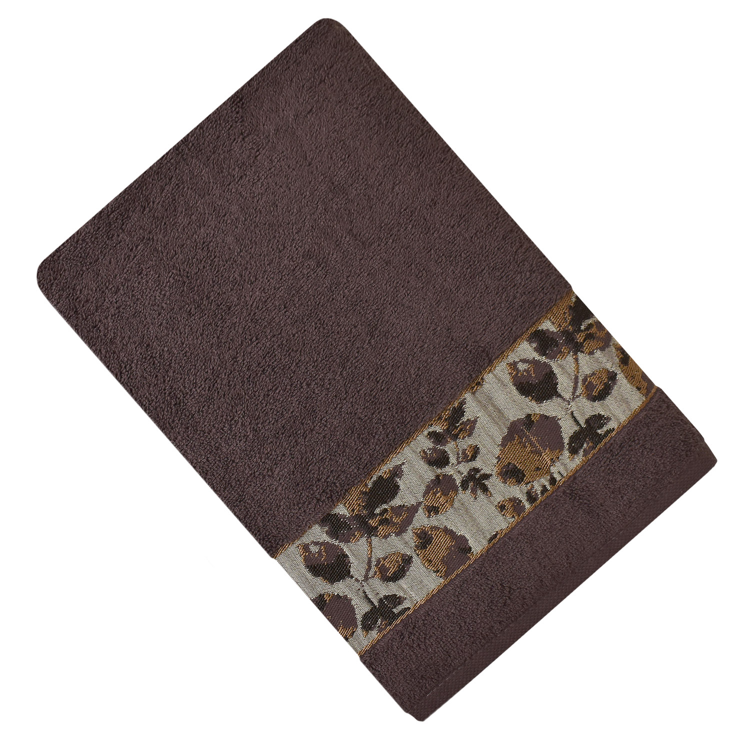 Полотенце ФРЕЯ коричневое