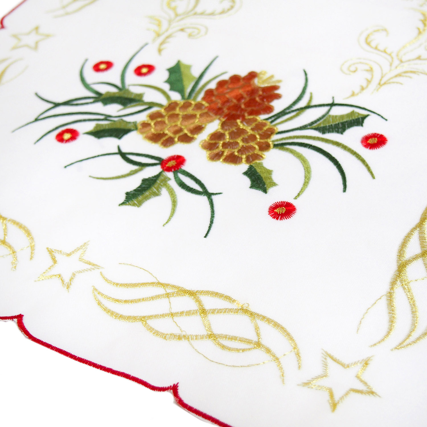 Дорожка 710 НОВЫЙ ГОД 40х85см белая