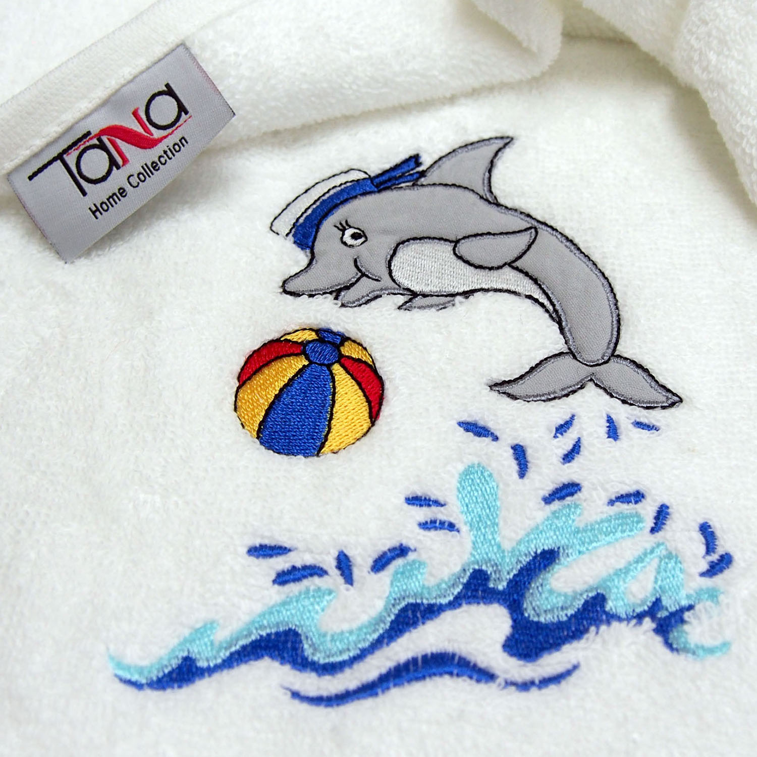 Полотенце ДЕЛЬФИНЧИК белое А