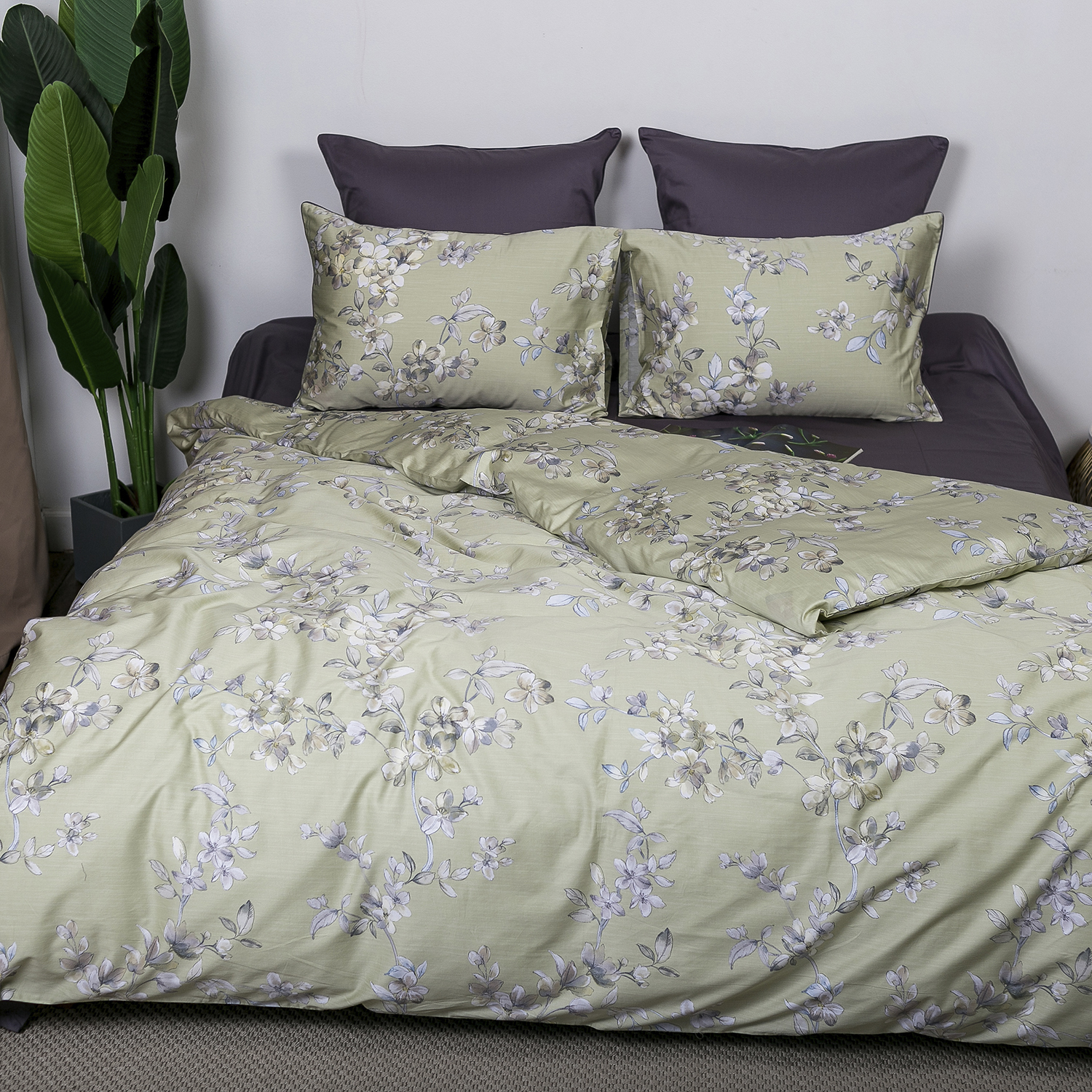 Комплект постельного белья Мако-сатин с модалом 758