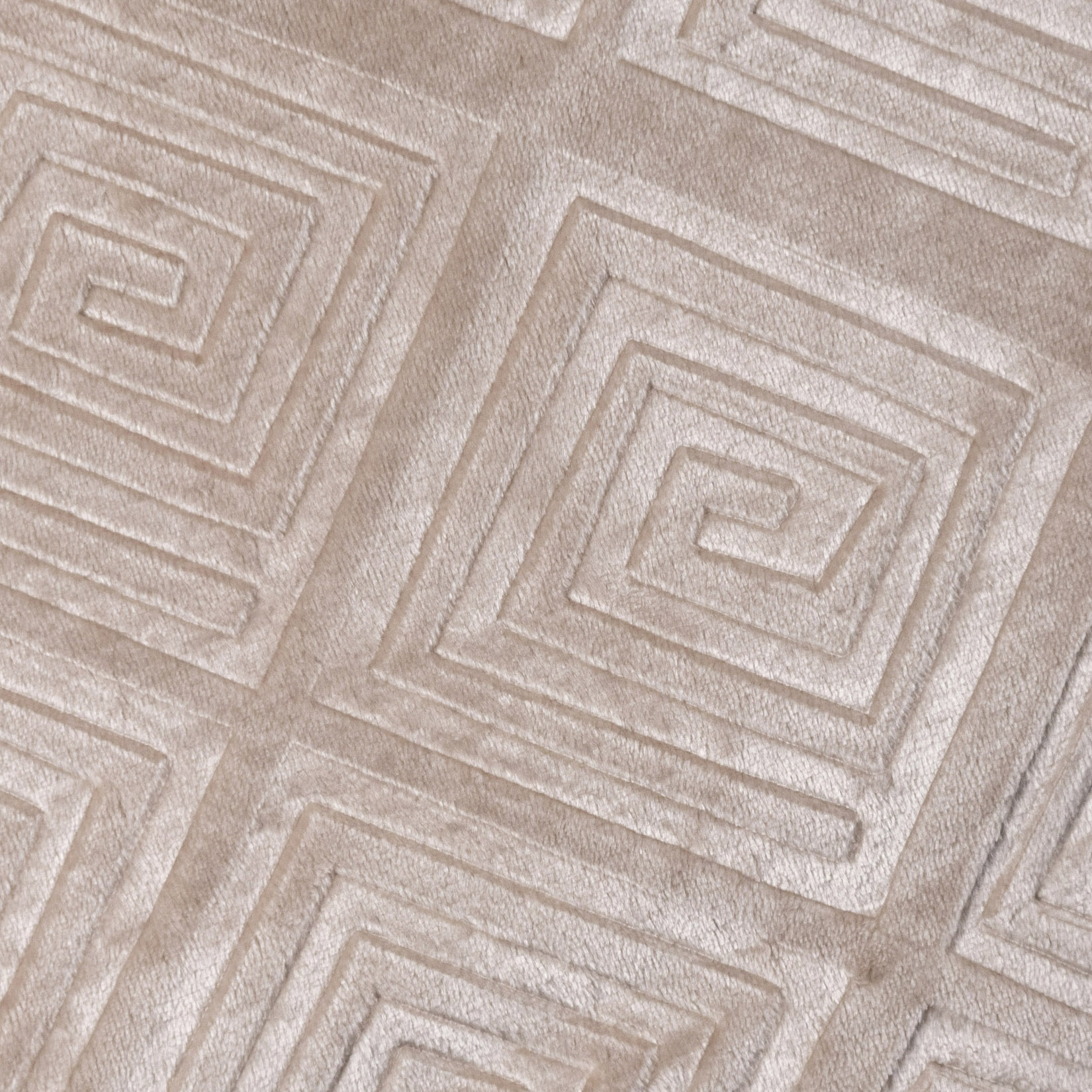 Плед ОЛИВИЯ однотонный с тиснением бежевый ромб 15-09