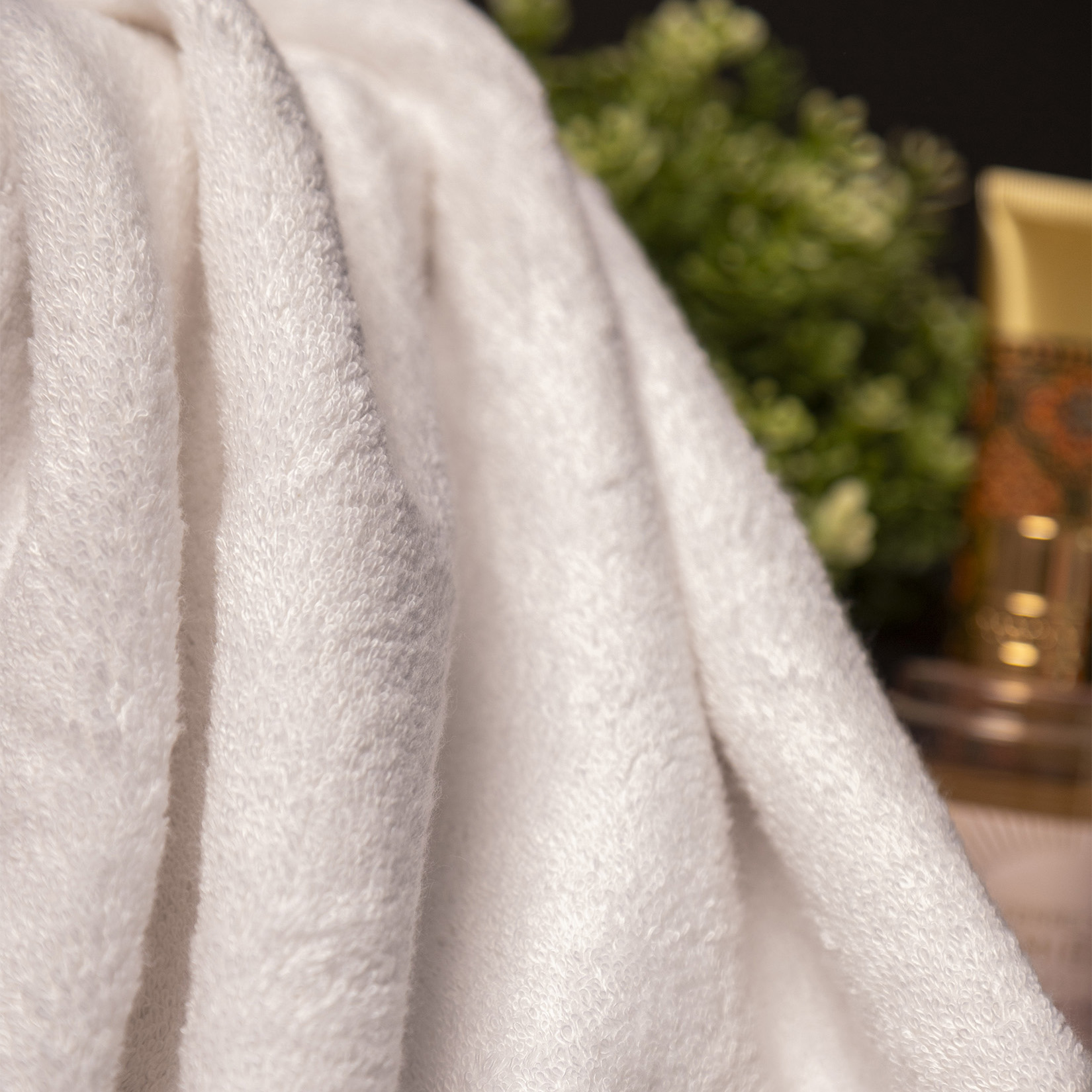 Полотенце ЛЮКСУРИ белое