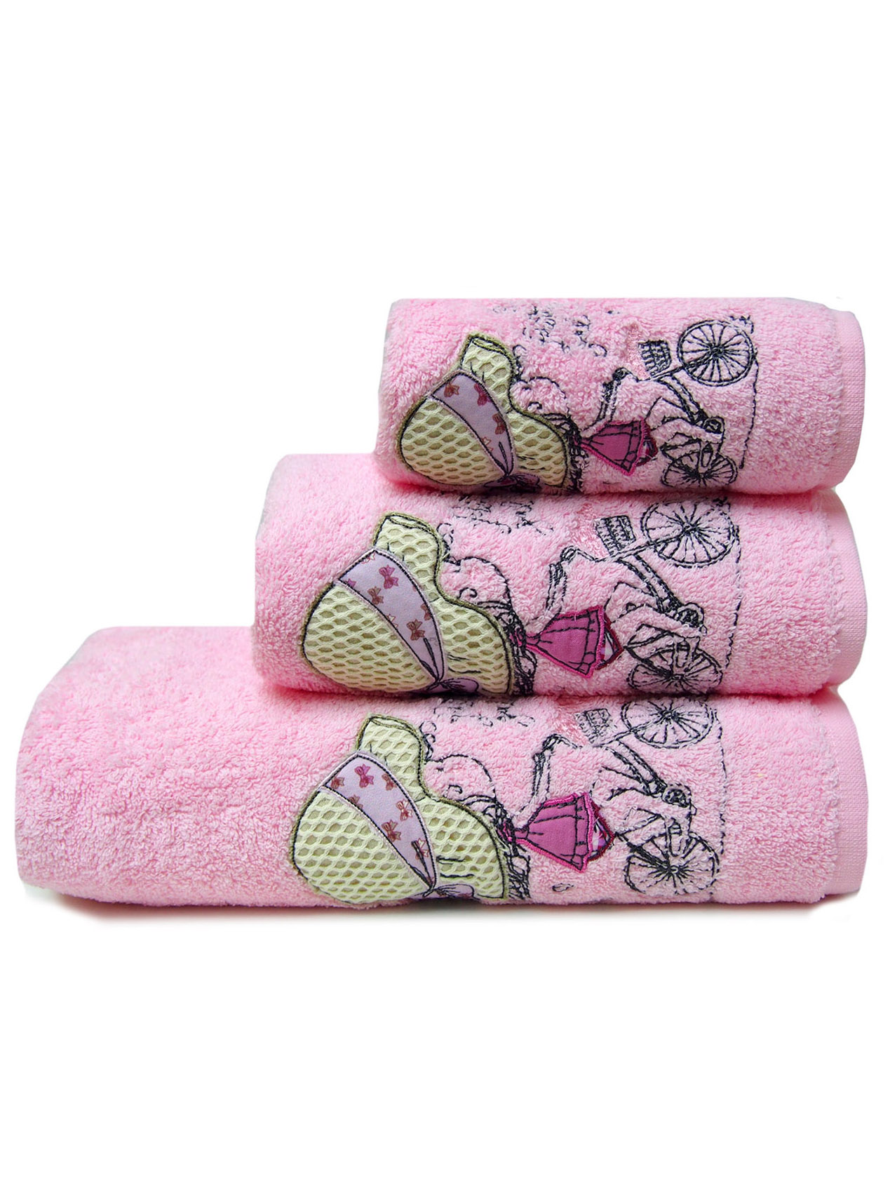 Полотенце ЭДИТА розовое
