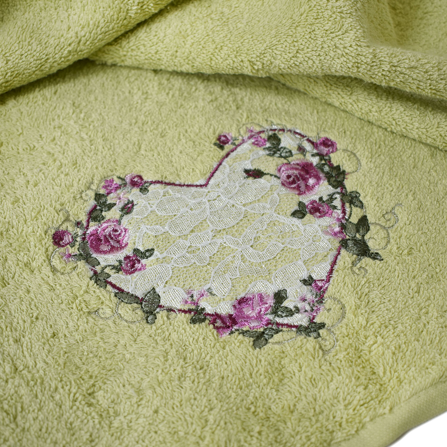 Набор полотенец МОНИКА-1 зеленый из 3х