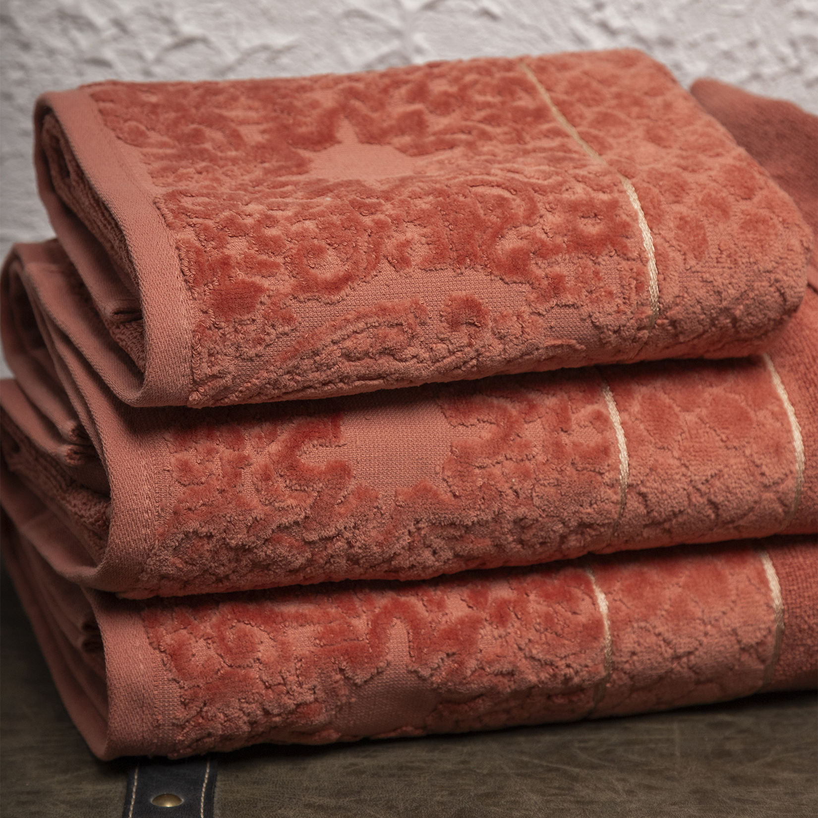 Полотенце НОВА терракот