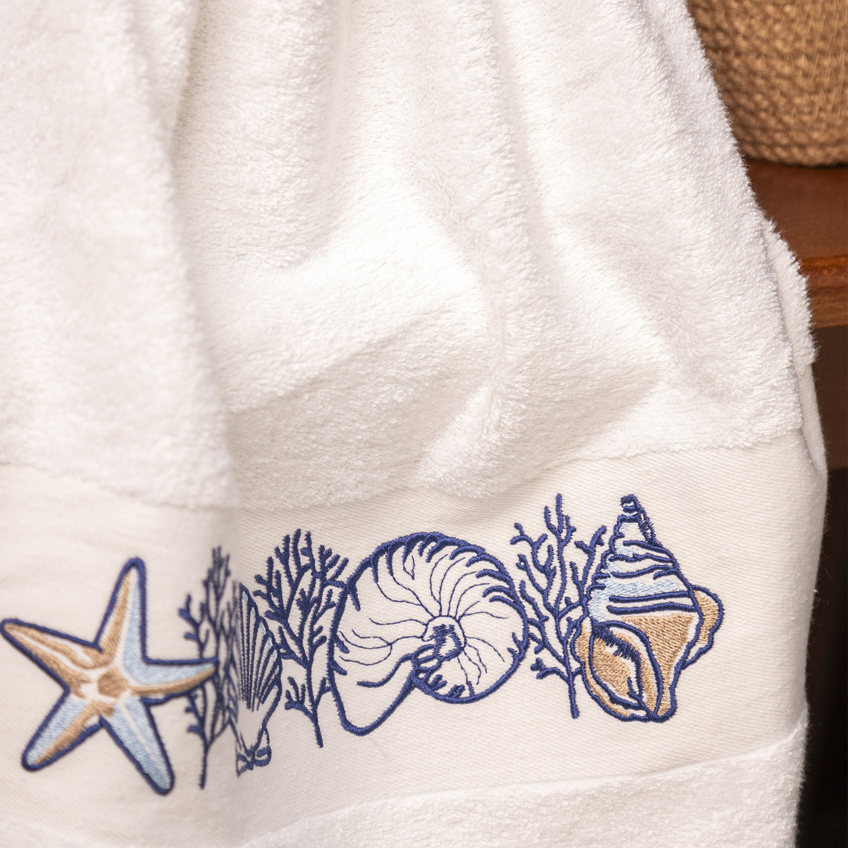 Полотенце СИ ШЕЛЛ белое