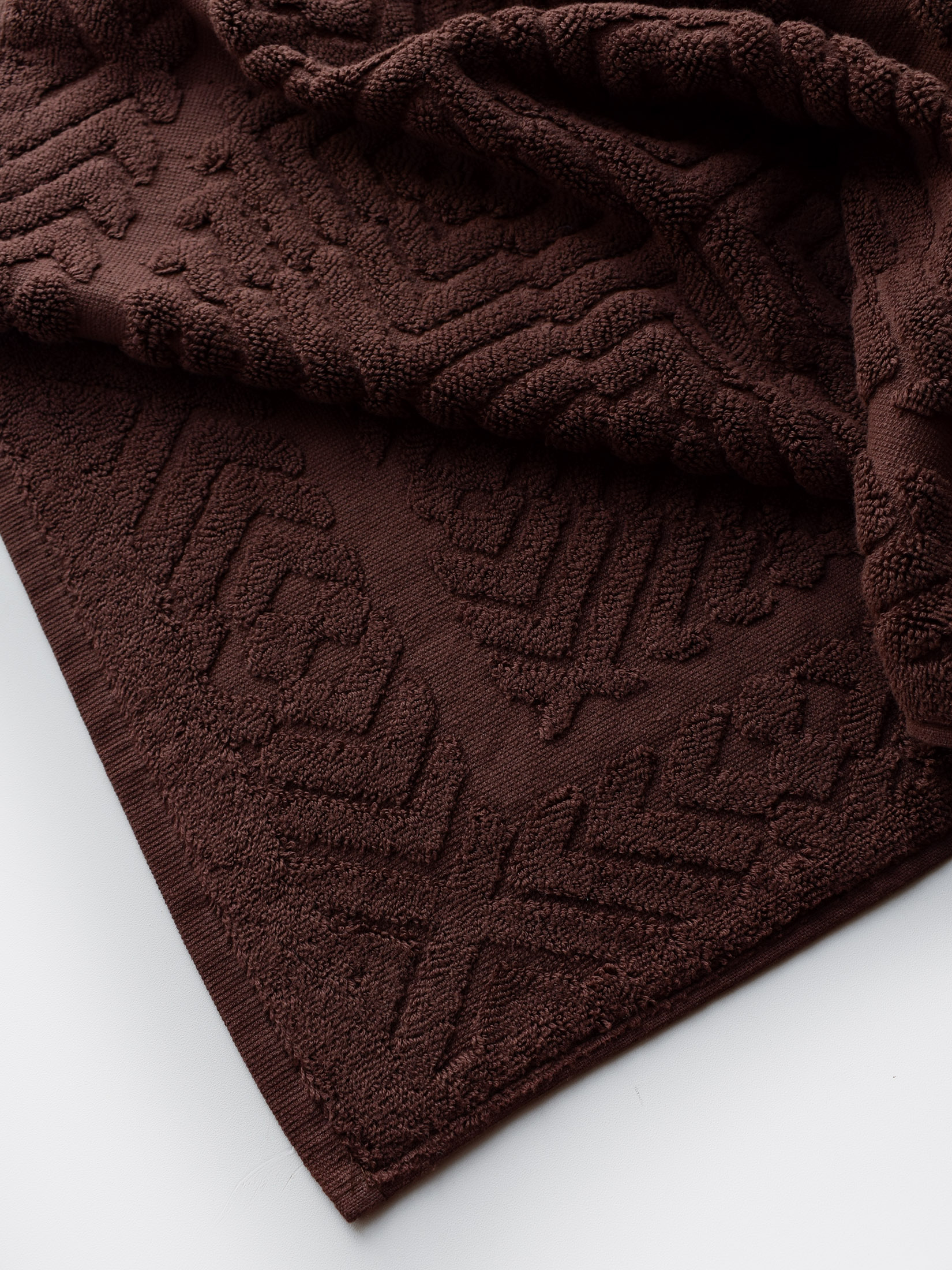 Полотенце ТАЙЛЕР-1 для ног темно-коричневое