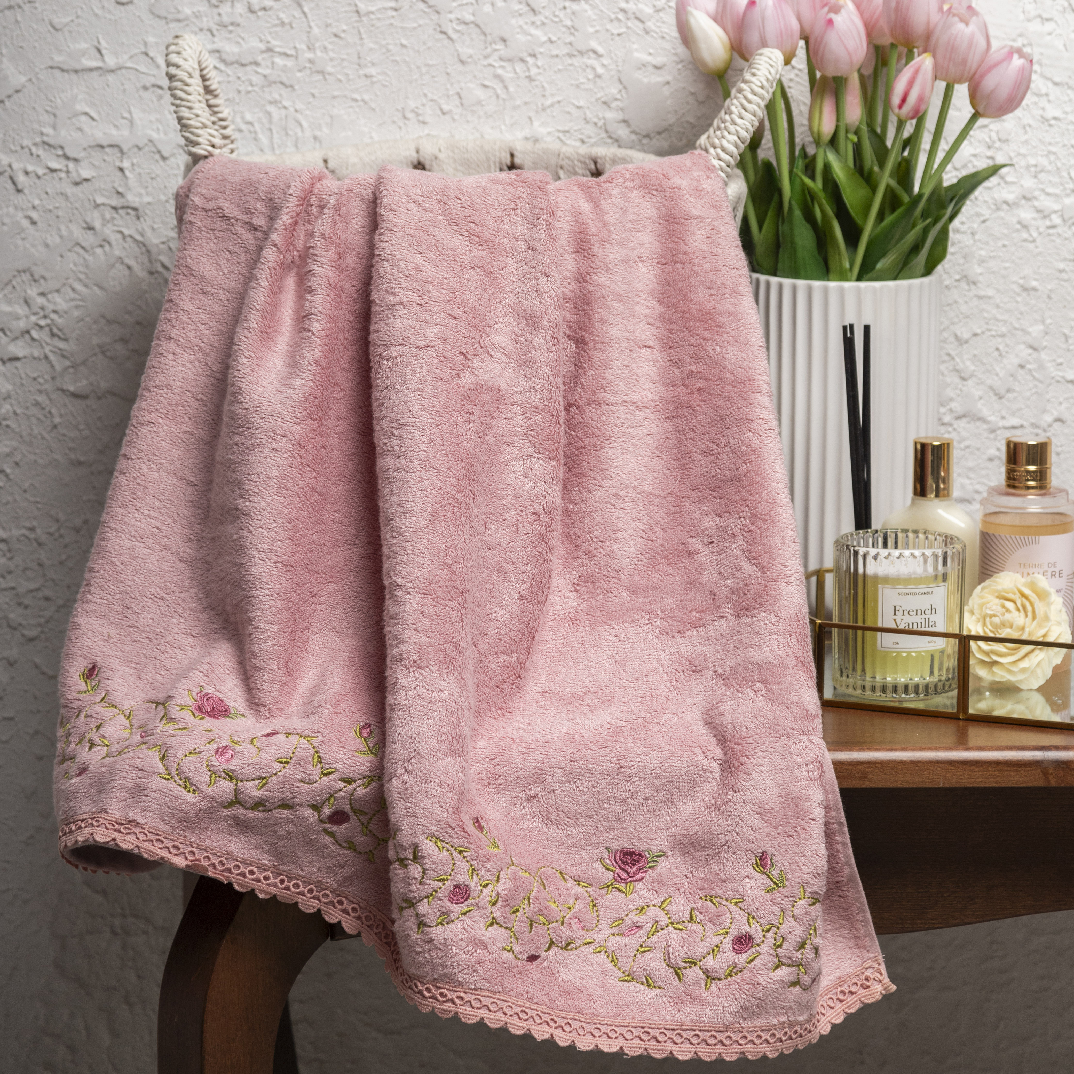 Полотенце КАДОРА-1 брусника