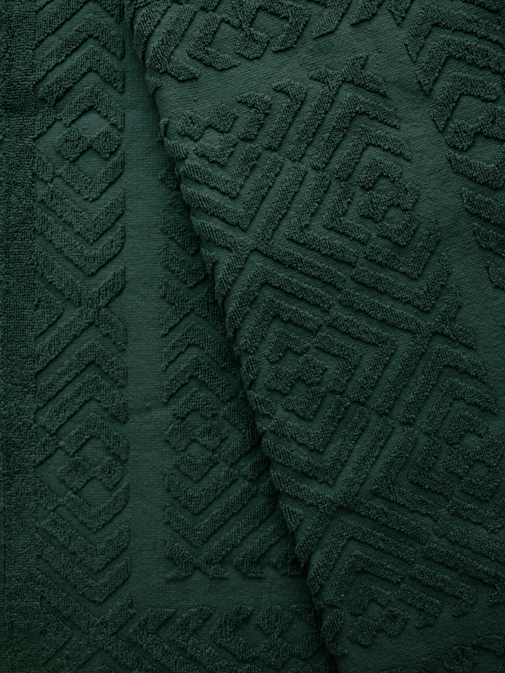 Полотенце ТАЙЛЕР-1 для ног малахит