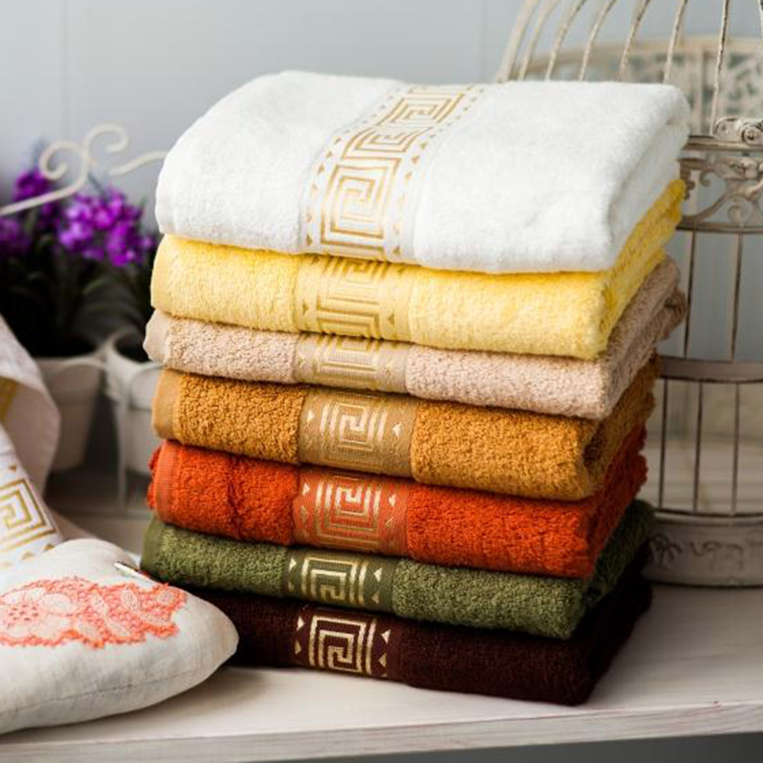 Полотенце МОККО горчичное