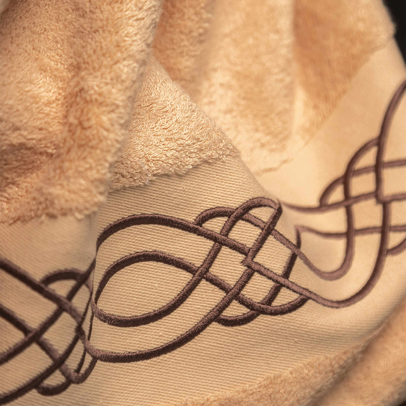 Полотенце ЛЮКСУРИ бежевое