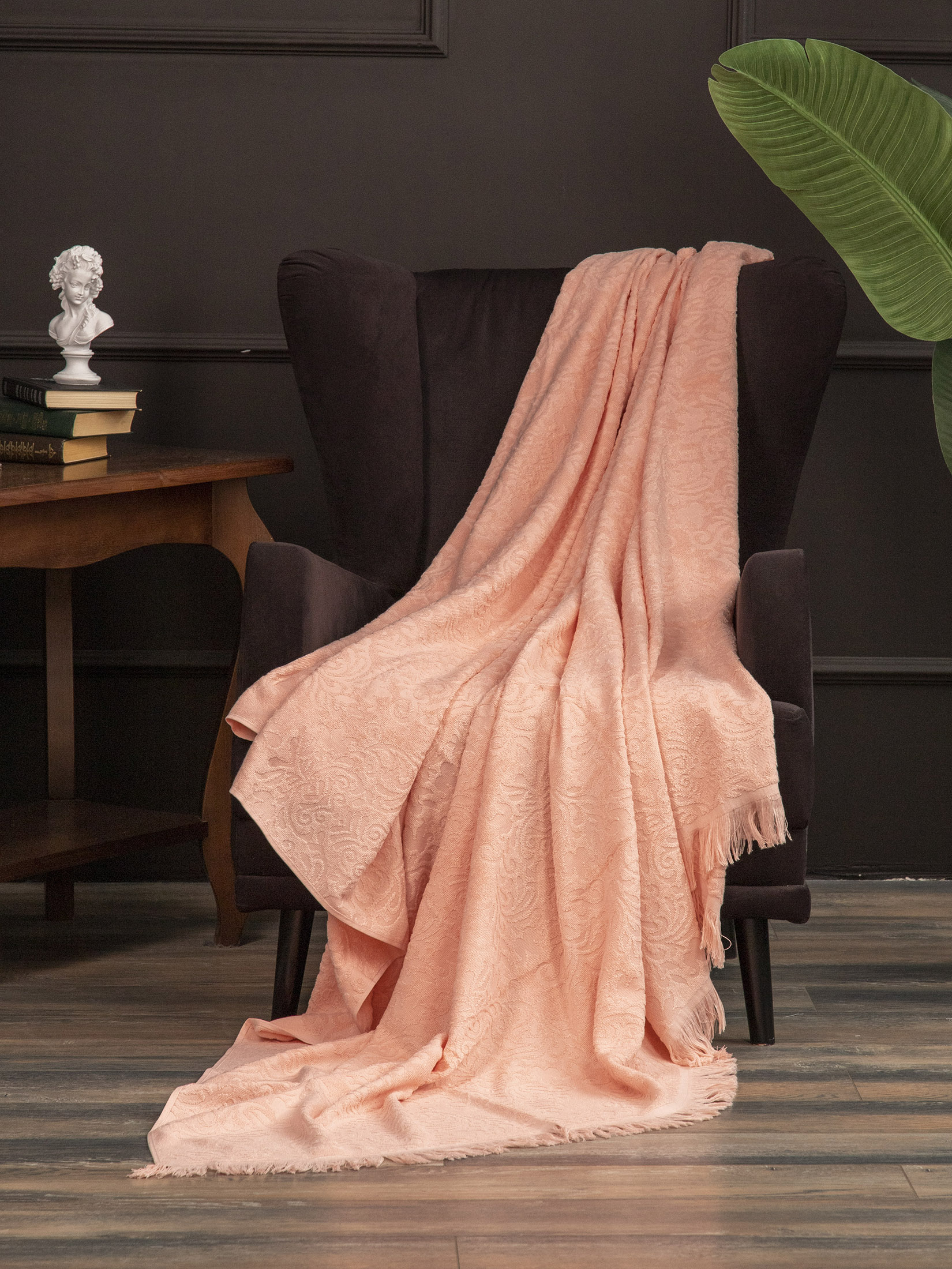 Простыня махровая АЛЬФРЕДО персик