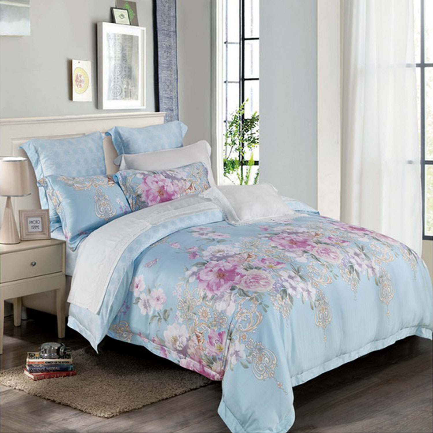 Комплект постельного белья Бамбук-Тенсель 8046