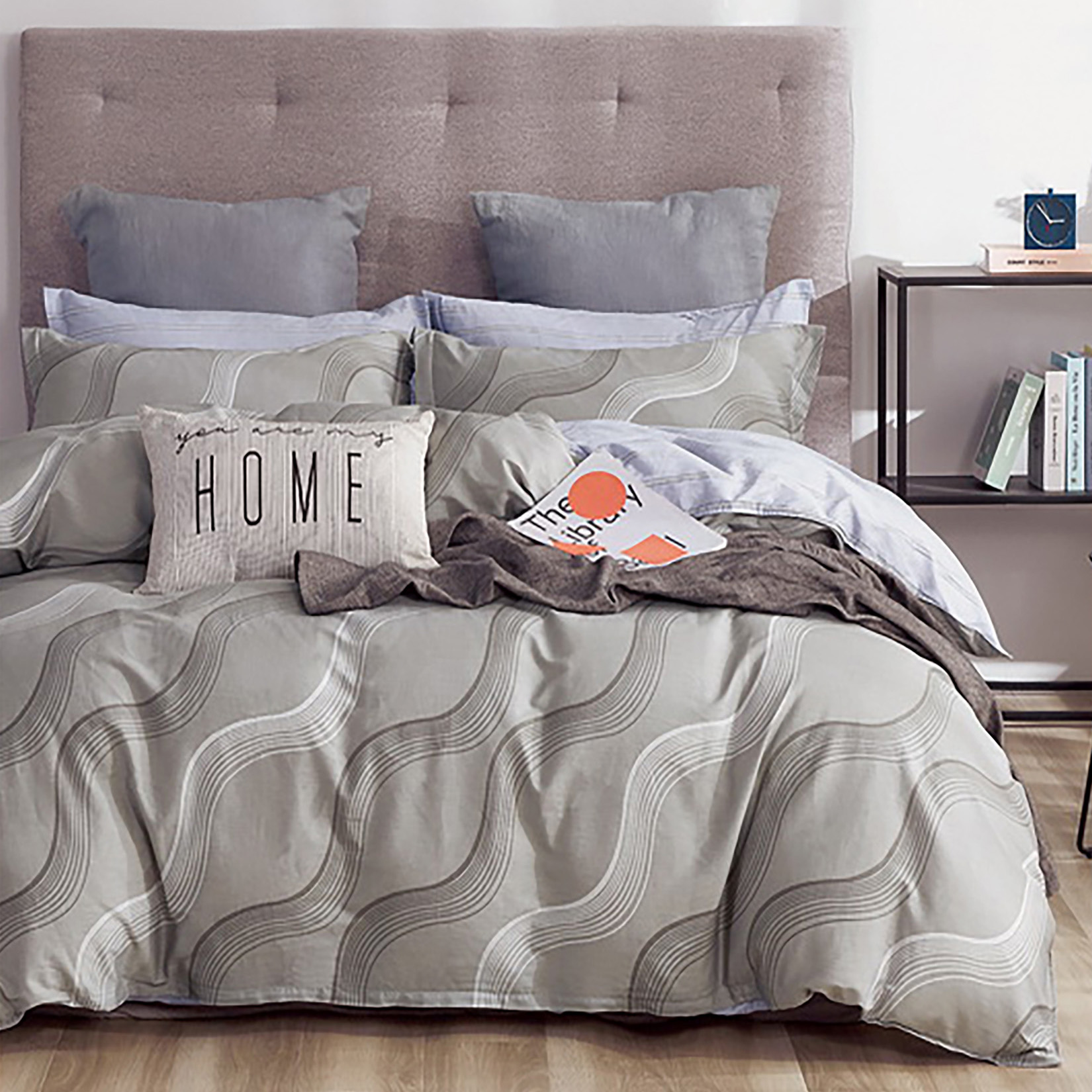 Пододеяльник Сатин-Комфорт серый 17-01