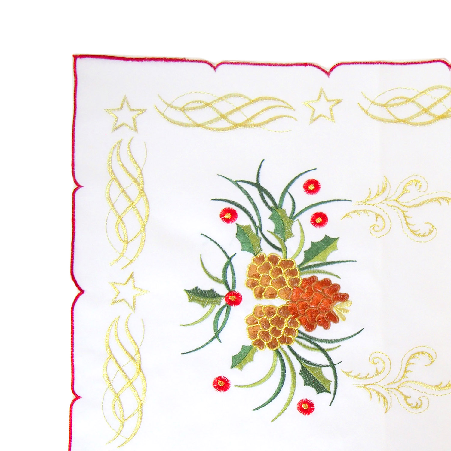 Дорожка 710 НОВЫЙ ГОД 40х85см белая