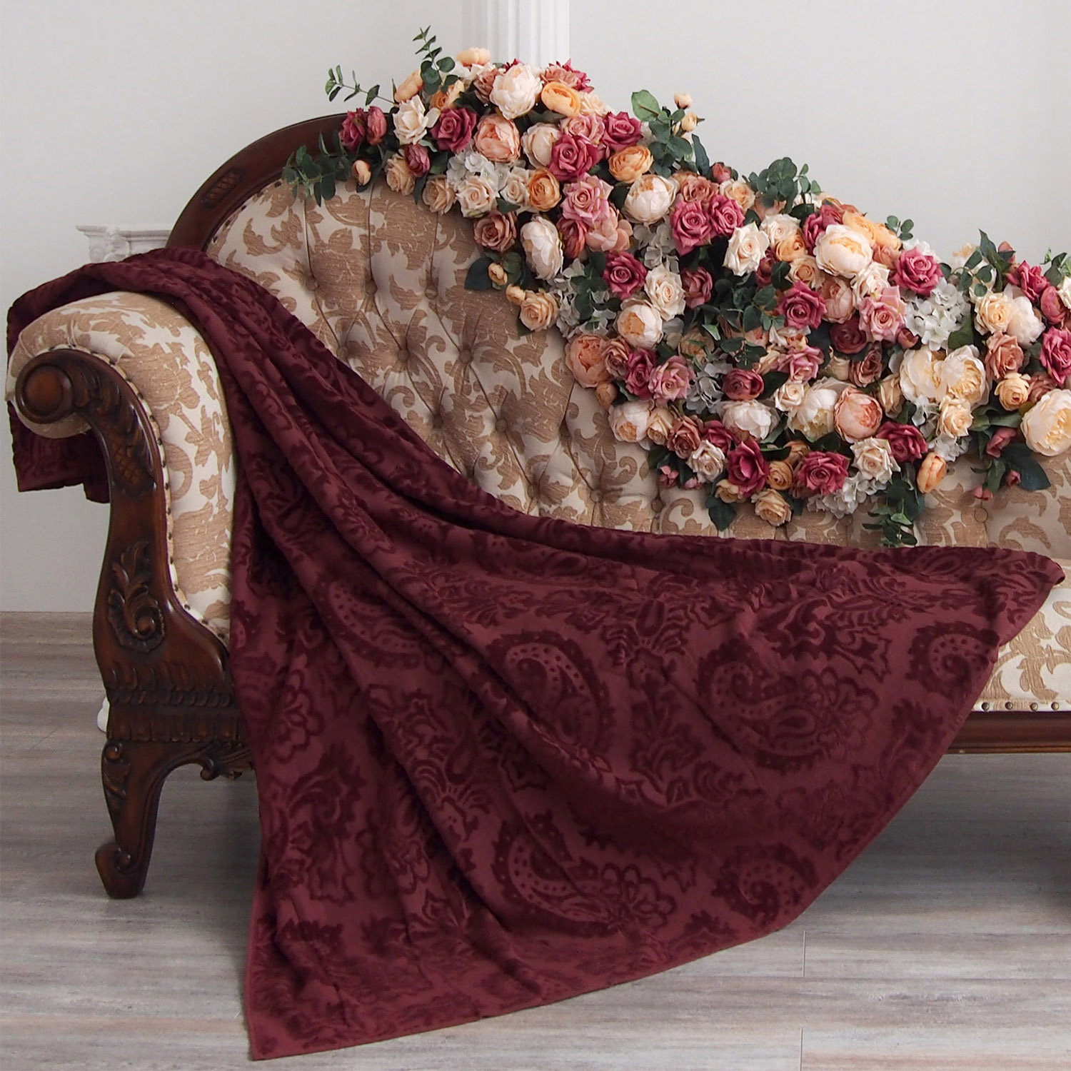 Простыня махровая МОРГАН темно-коричневая