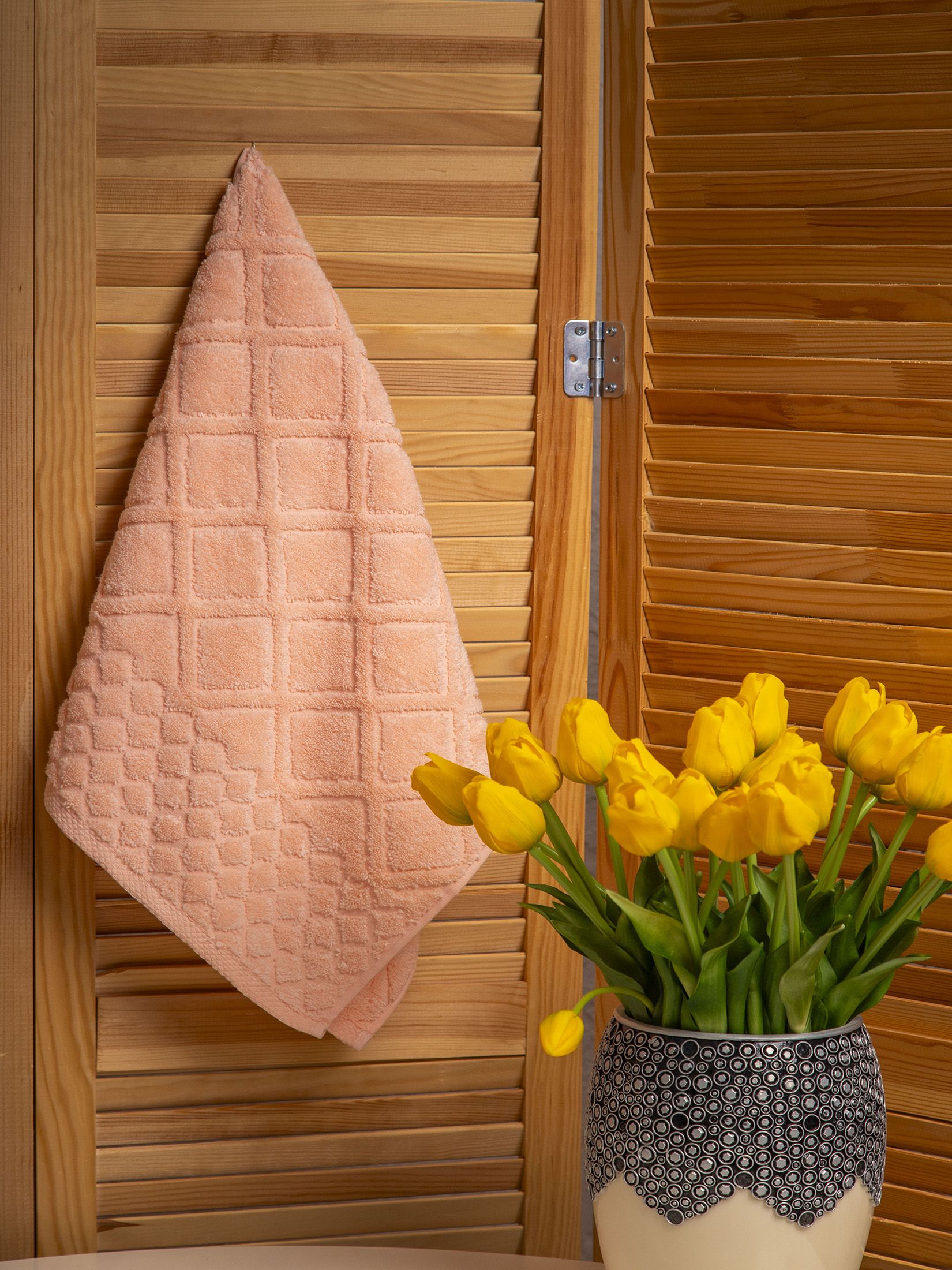 Полотенце ОРЛАНДО персиковое