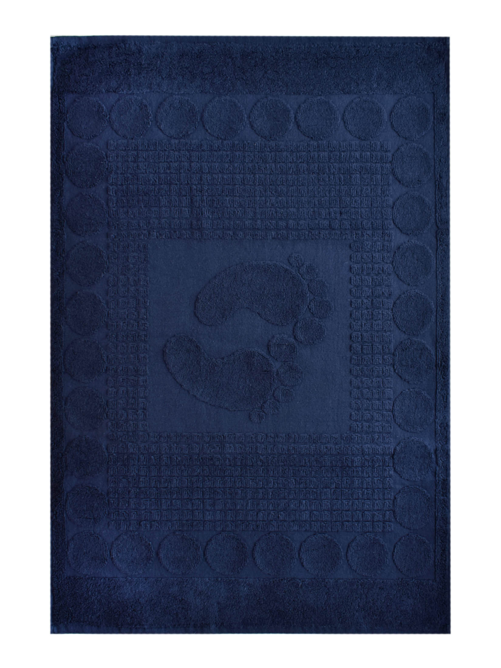 Полотенце НОЖКИ-1 для ног темно-синее