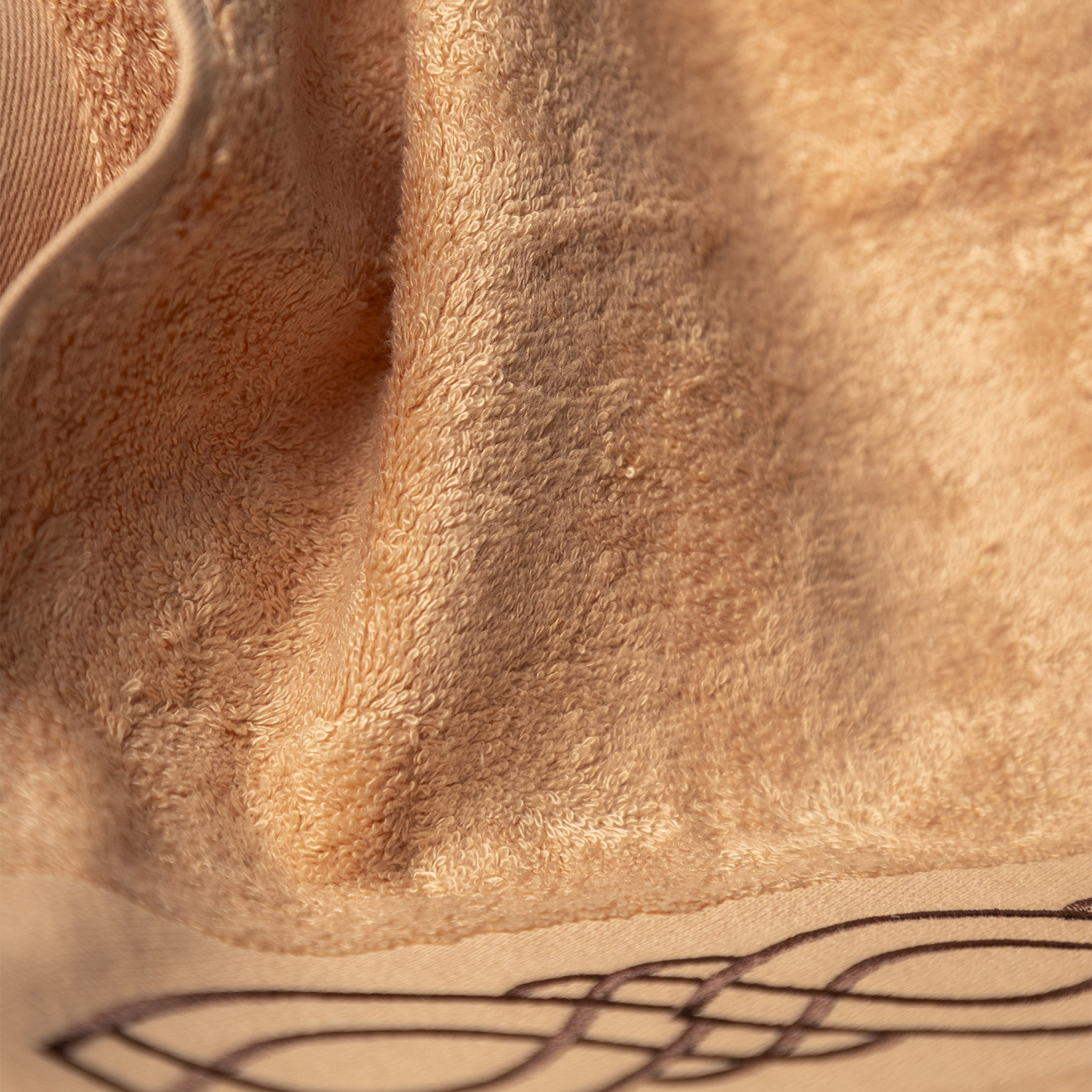 Полотенце ЛЮКСУРИ бежевое