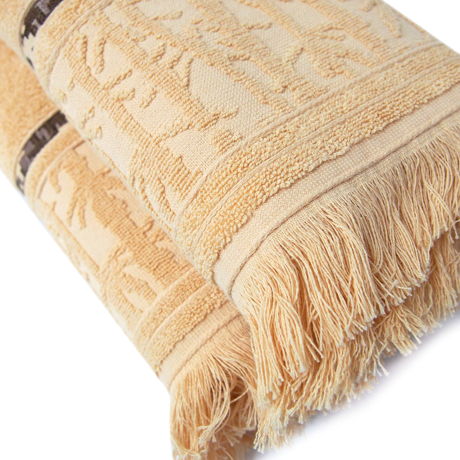 Набор полотенец НАТУРЭЛЬ горчичный