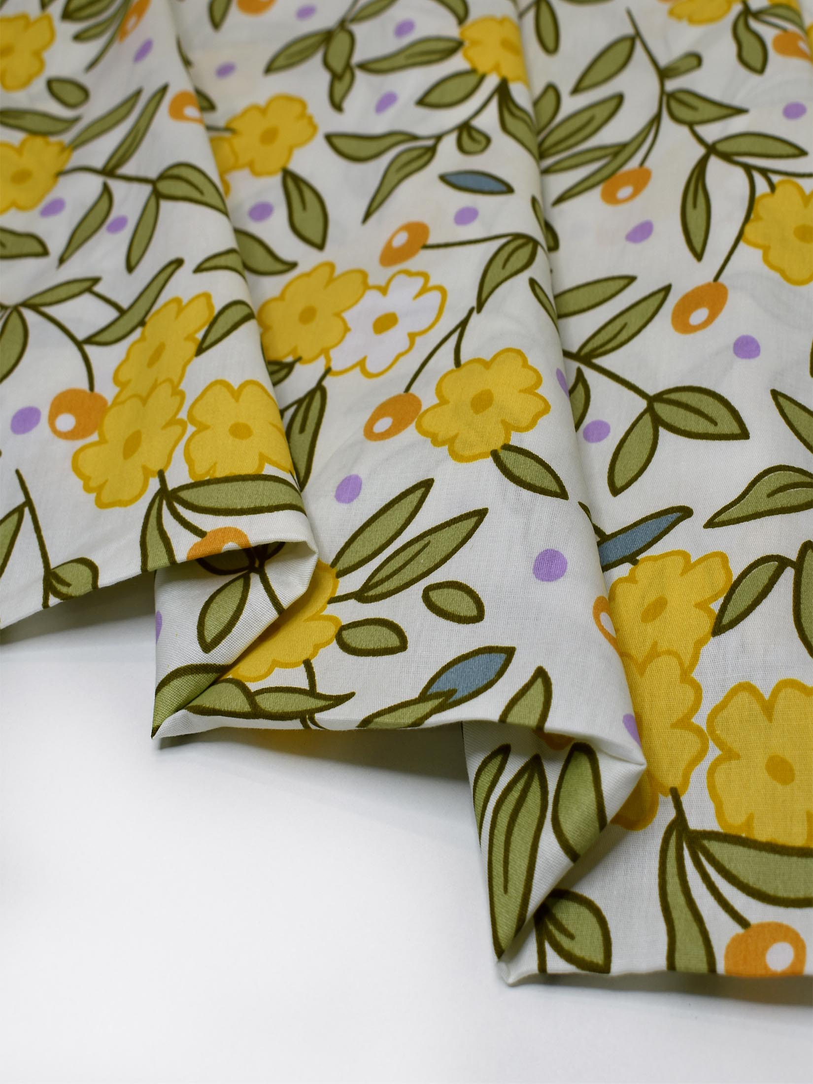 Набор наволочек Сатин-Комфорт бело-желтые 17-19