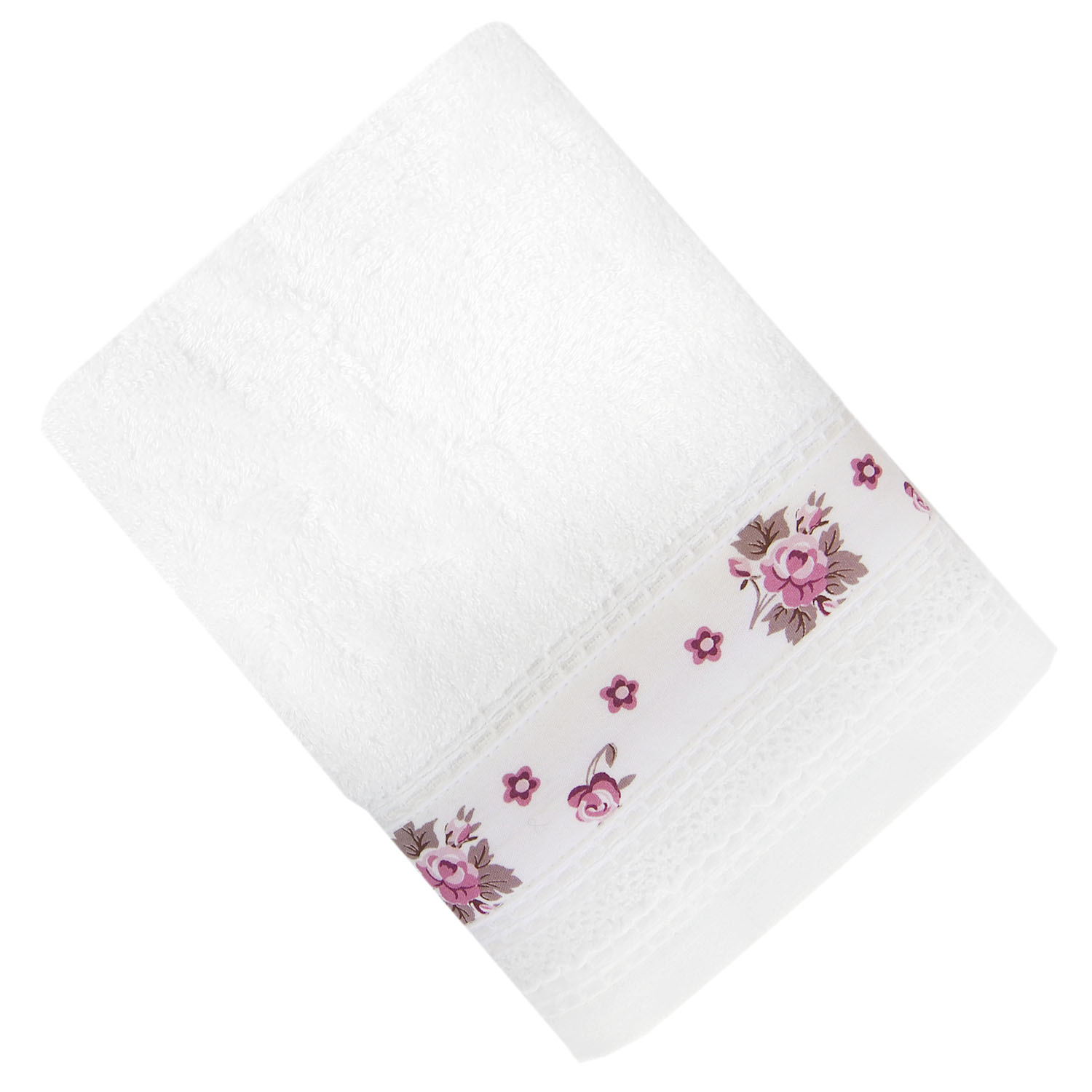 Полотенце РОЗАЛИЯ белое