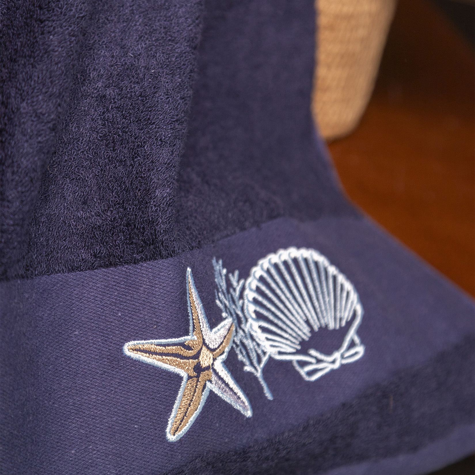 Полотенце СИ ШЕЛЛ темно-синее