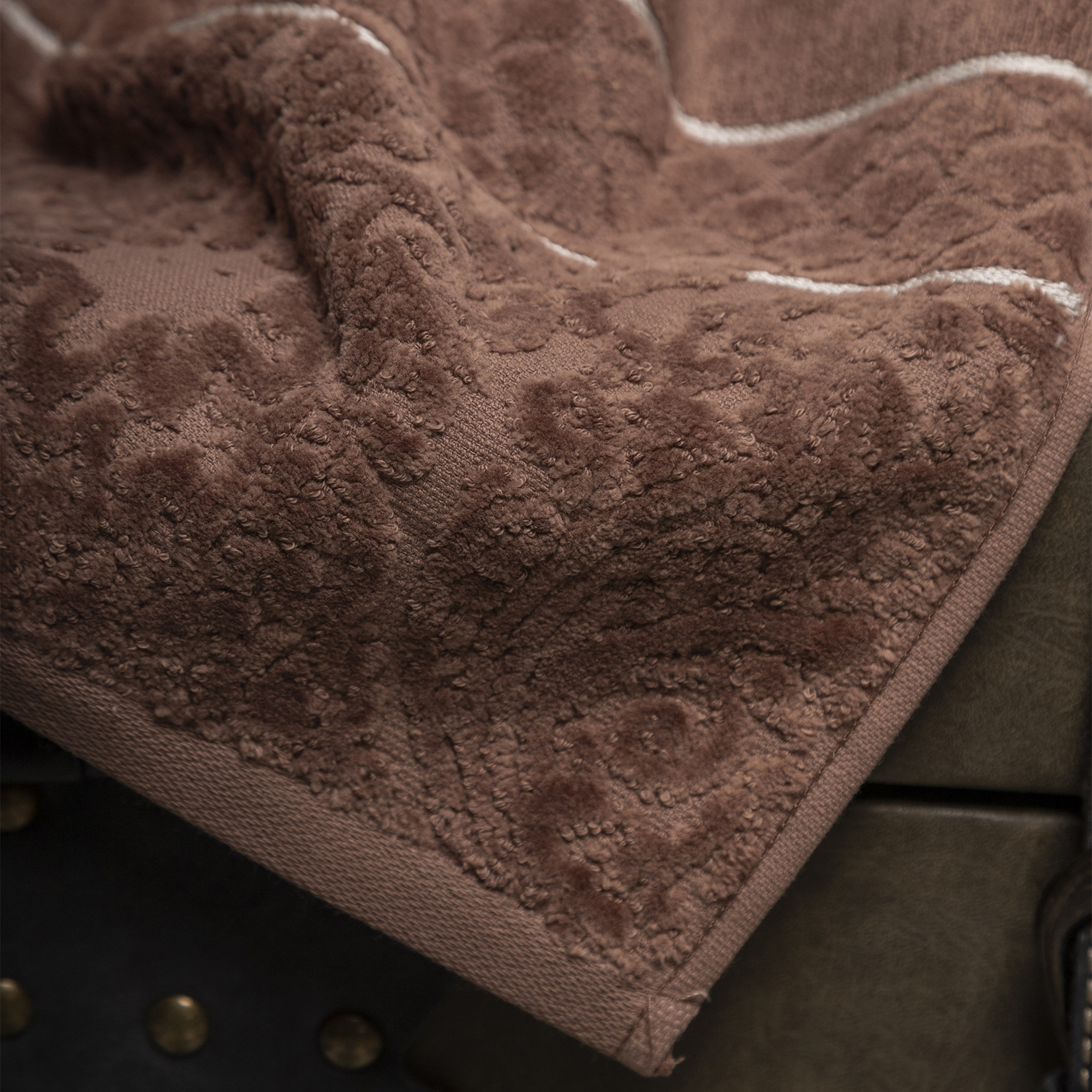 Полотенце НОВА коричневое