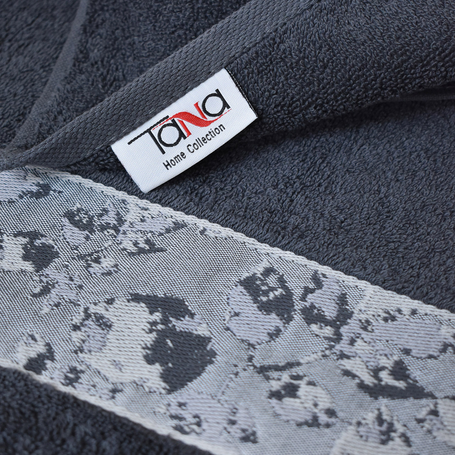 Полотенце ФРЕЯ темно-серое