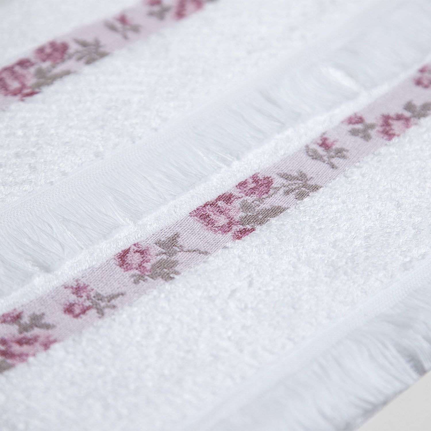 Набор полотенец РОУЗ белый из 3х