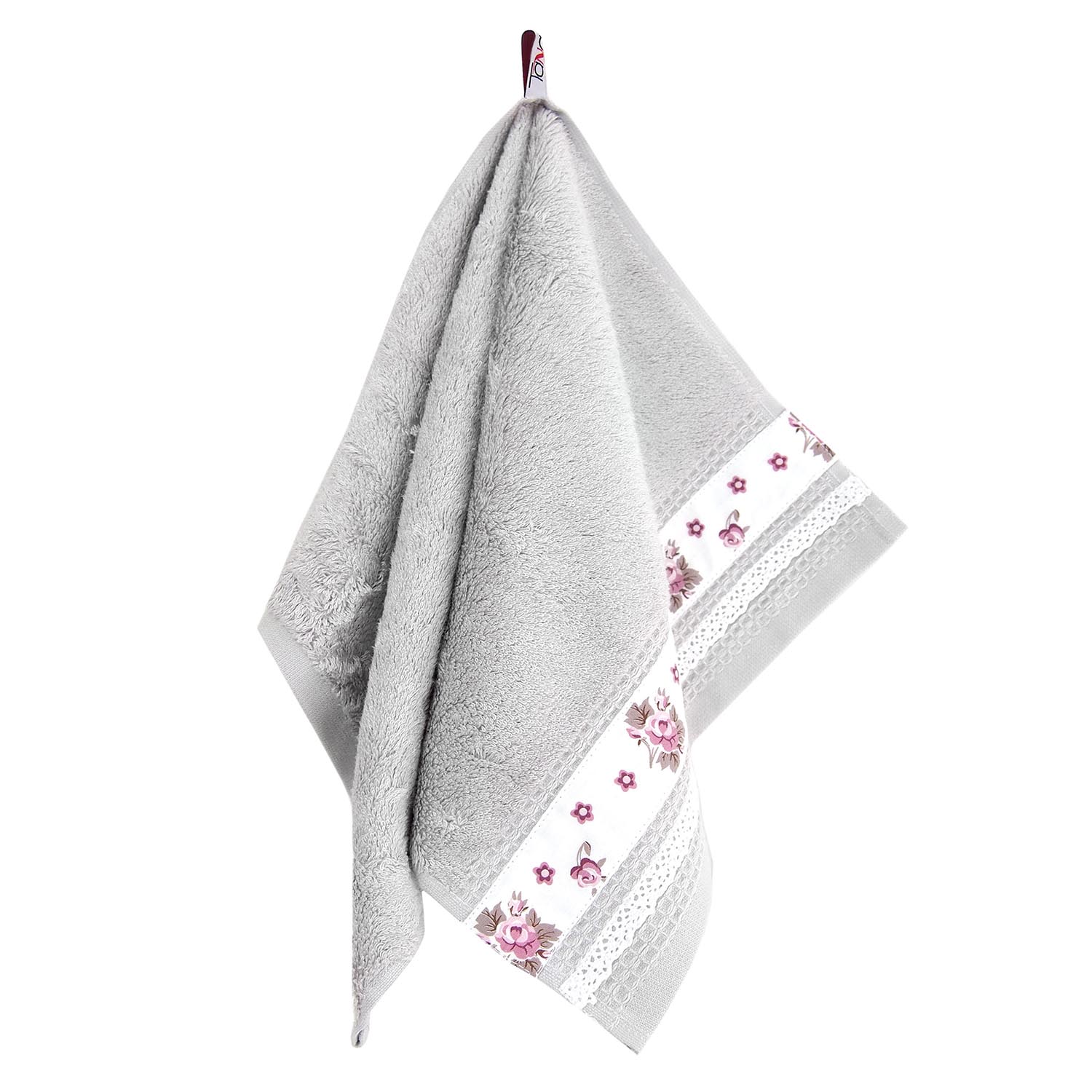Полотенце РОЗАЛИЯ серое