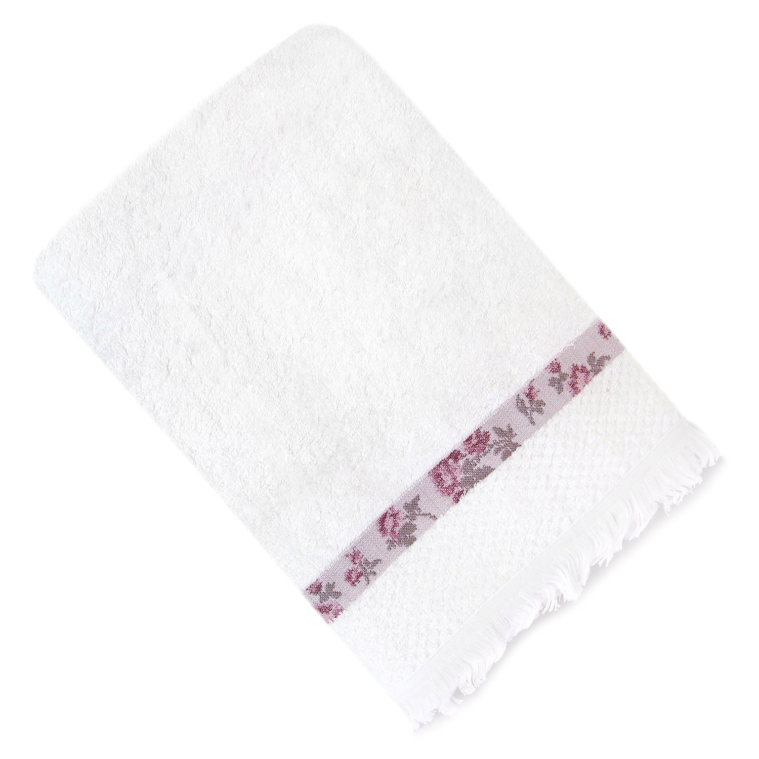 Полотенце РОУЗ белое