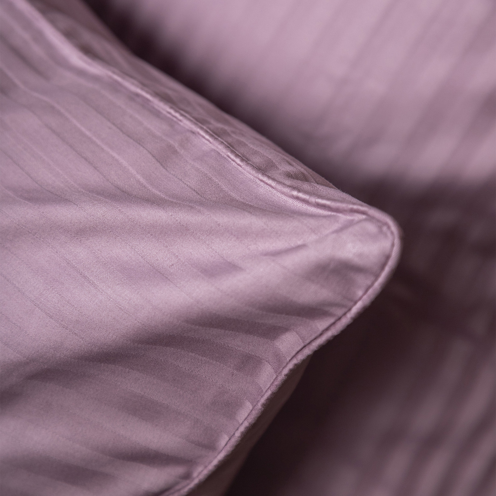 Комплект постельного белья Сатин-Страйп сиреневый 1907